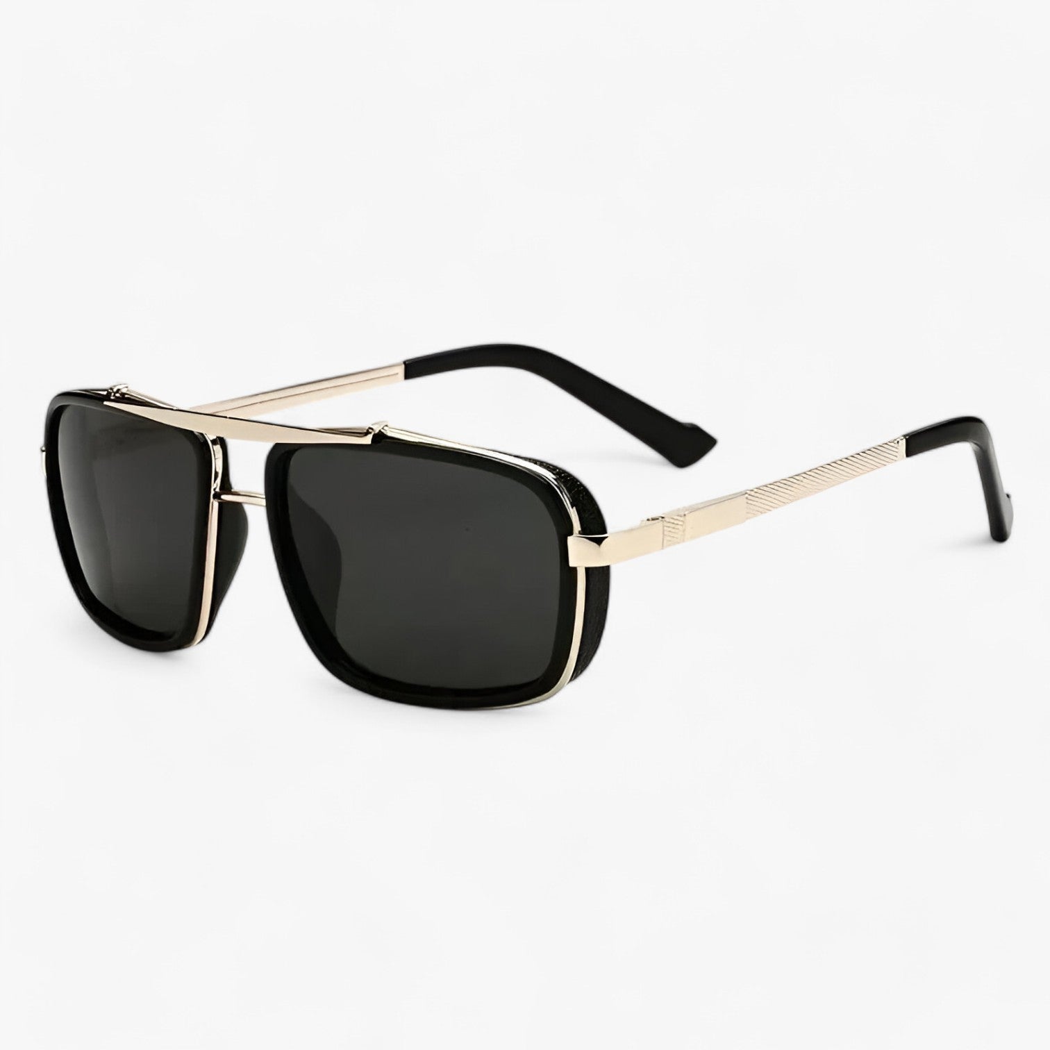 Occhiali da pilota quadrati UV400 per uomini Uomo - Grigio dorato - mens accessory mens sunglasses occhiali occhiali pilota pilota quadrati sunglasses uomini uomo - Concept Palermo
