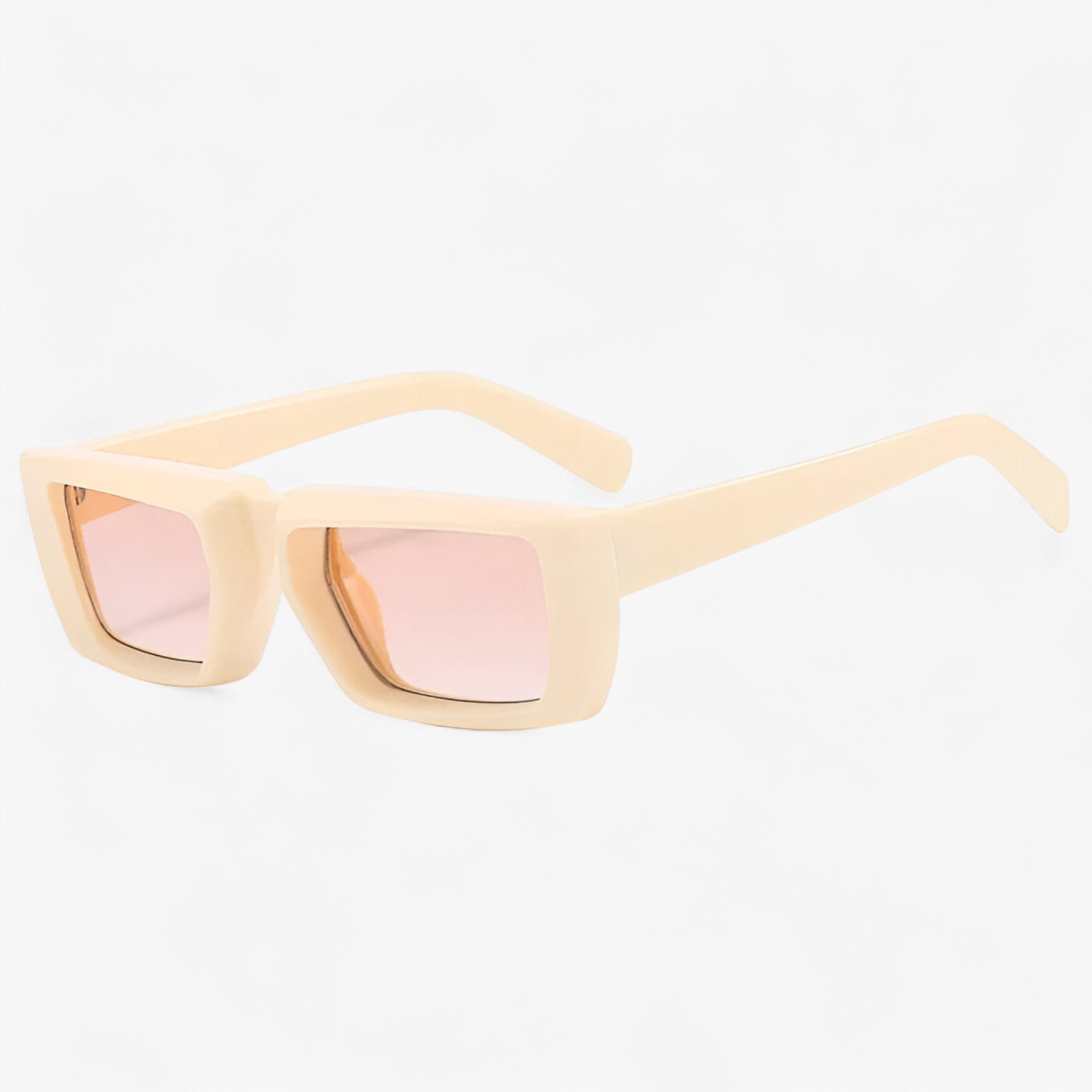 Occhiali da sole Y2K firmati con montatura squadrata unisex Uomo - tè beige Come mostrato nella figura - Fashion Sunglasses firmati men sunglasses polarized mens sunglasses montatura occhiali occhiali sole Polarized man sunglasses polarized sunglasses women sole squadrata sun glasses Sunglasses sunglasses polarized men unisex - Concept Palermo