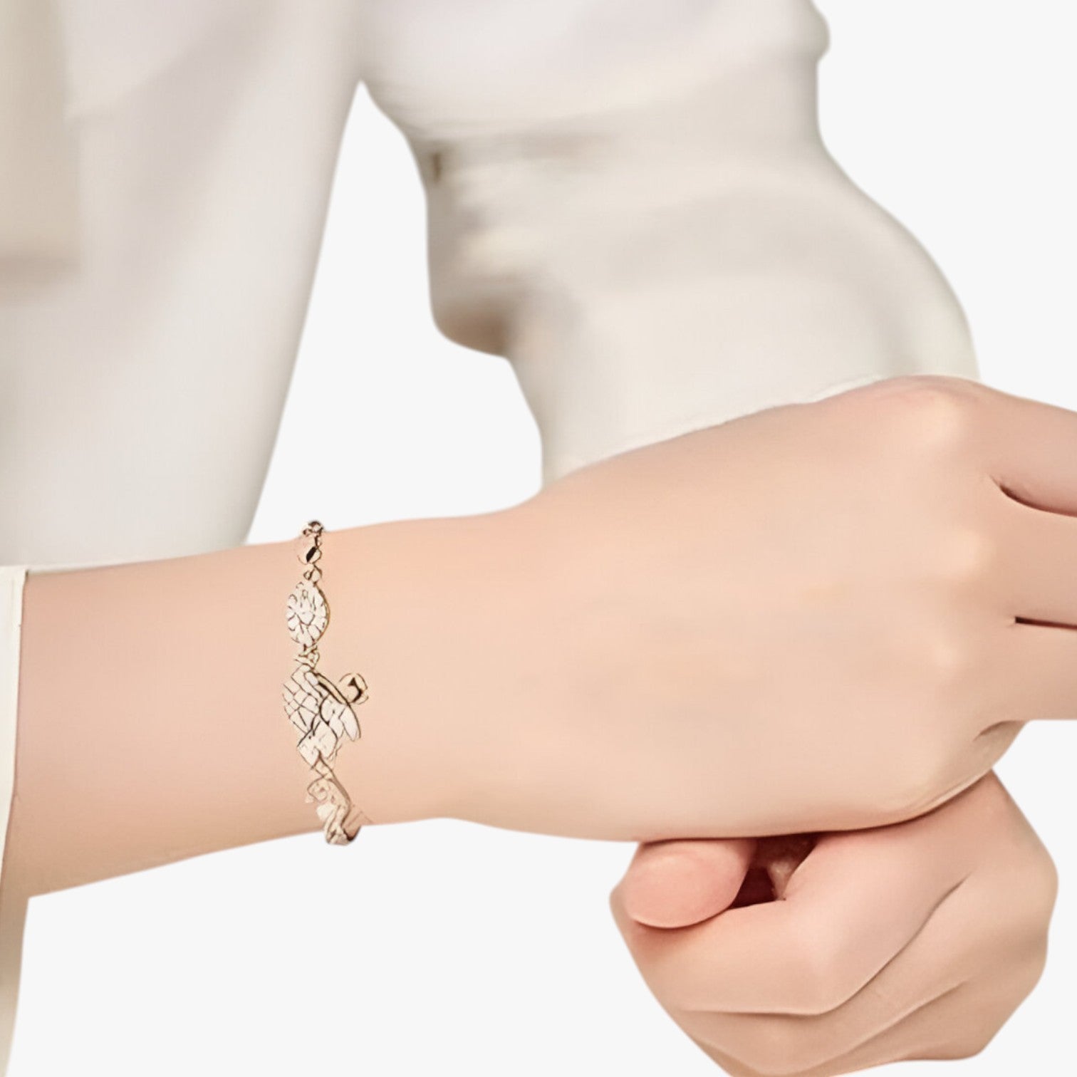 Bracciale Donna con Cigno in Zircone Stile Classico Oro - - bracciale bracciale donna BRACELET FOR WOMEN BRACELETS bracelets for women cigno donna esmeralda | bracciale donna elegante con cigno in zircone stile classico oro - €25 stile zircone - Concept Palermo
