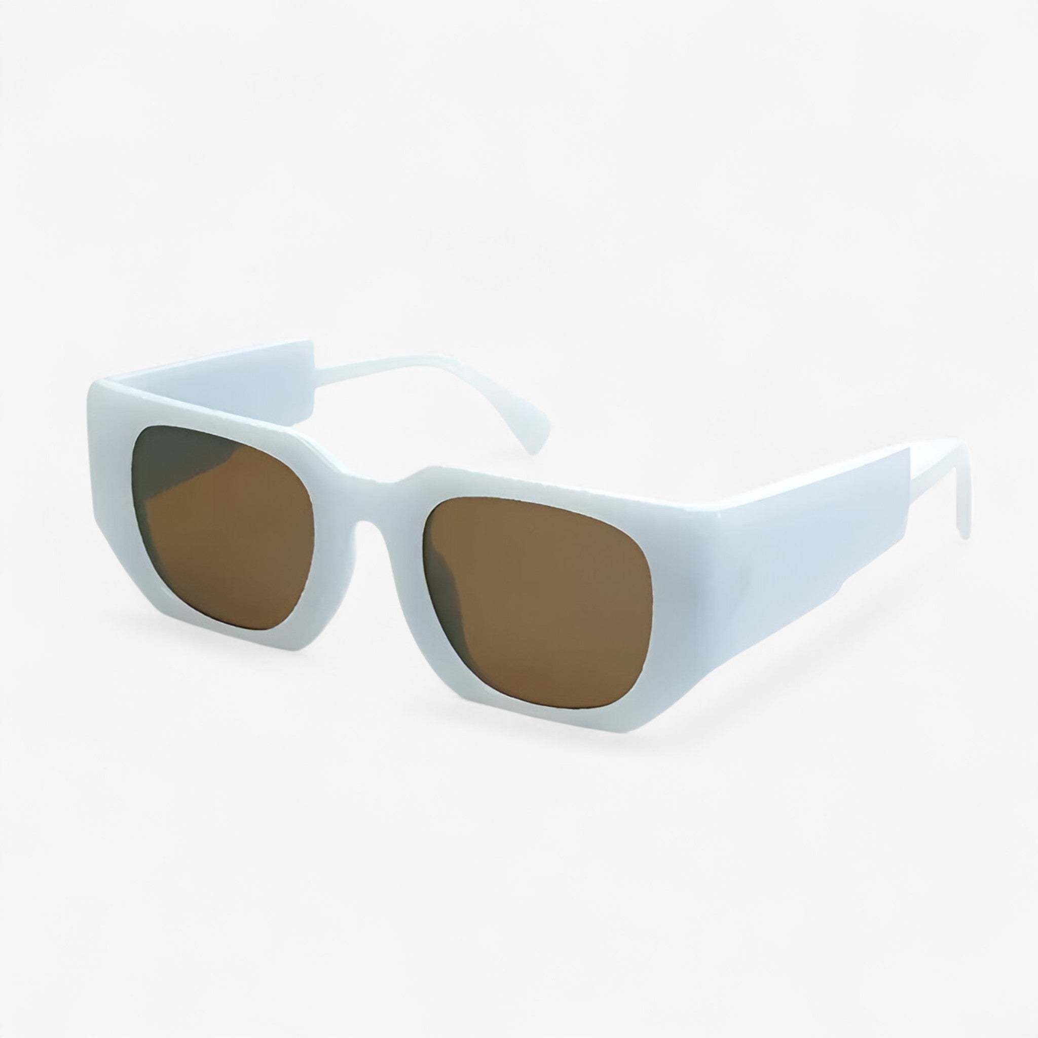 Occhiali da sole rettangolari punk stile Uomo - tè bianco gelatinoso Come mostrato - Fashion Sunglasses men sunglasses polarized occhiali occhiali sole Polarized man sunglasses punk rettangolari sole stile sunglasses sunglasses polarized men uomo - Concept Palermo