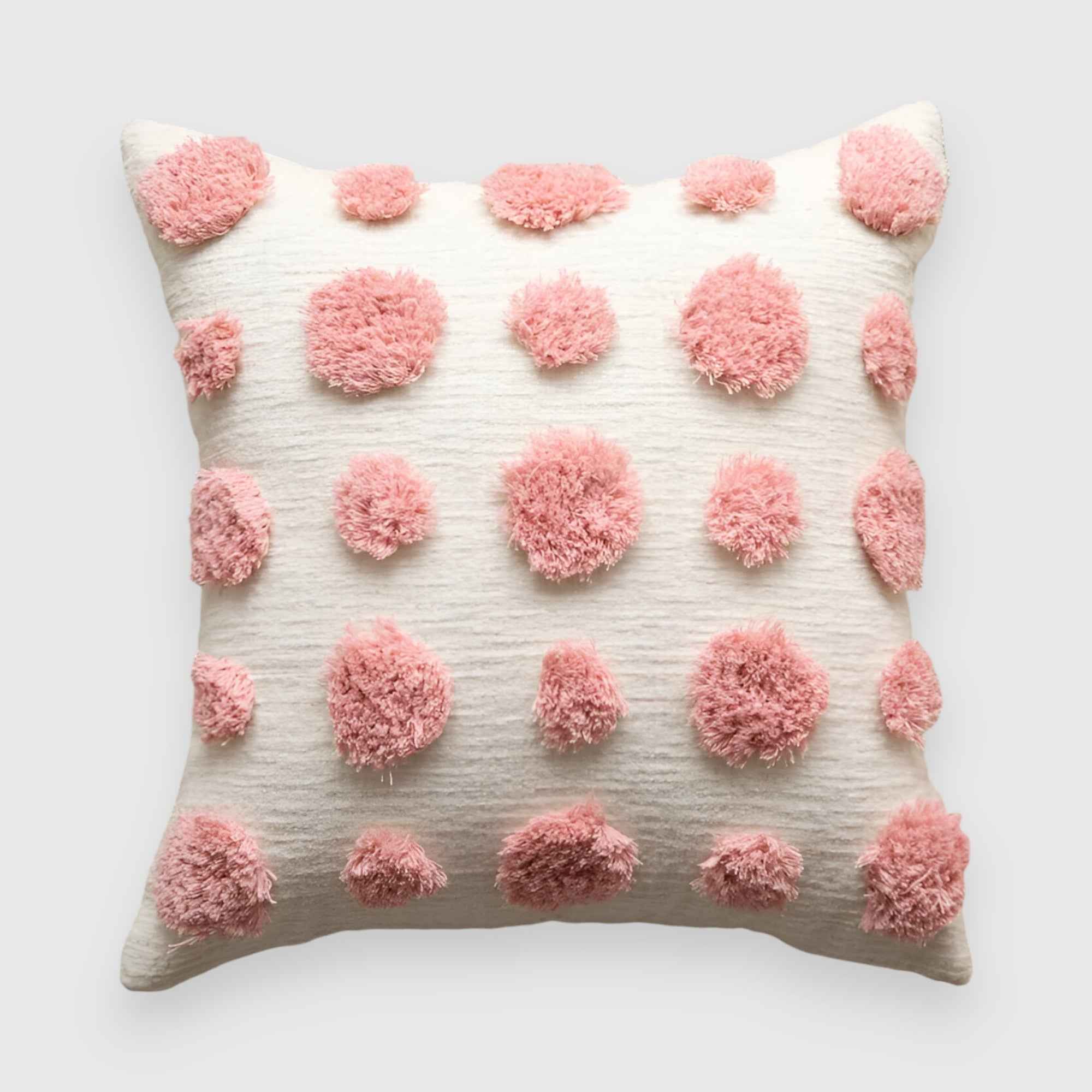 Cuscino Decorativo Rosa Velluto Capitonné