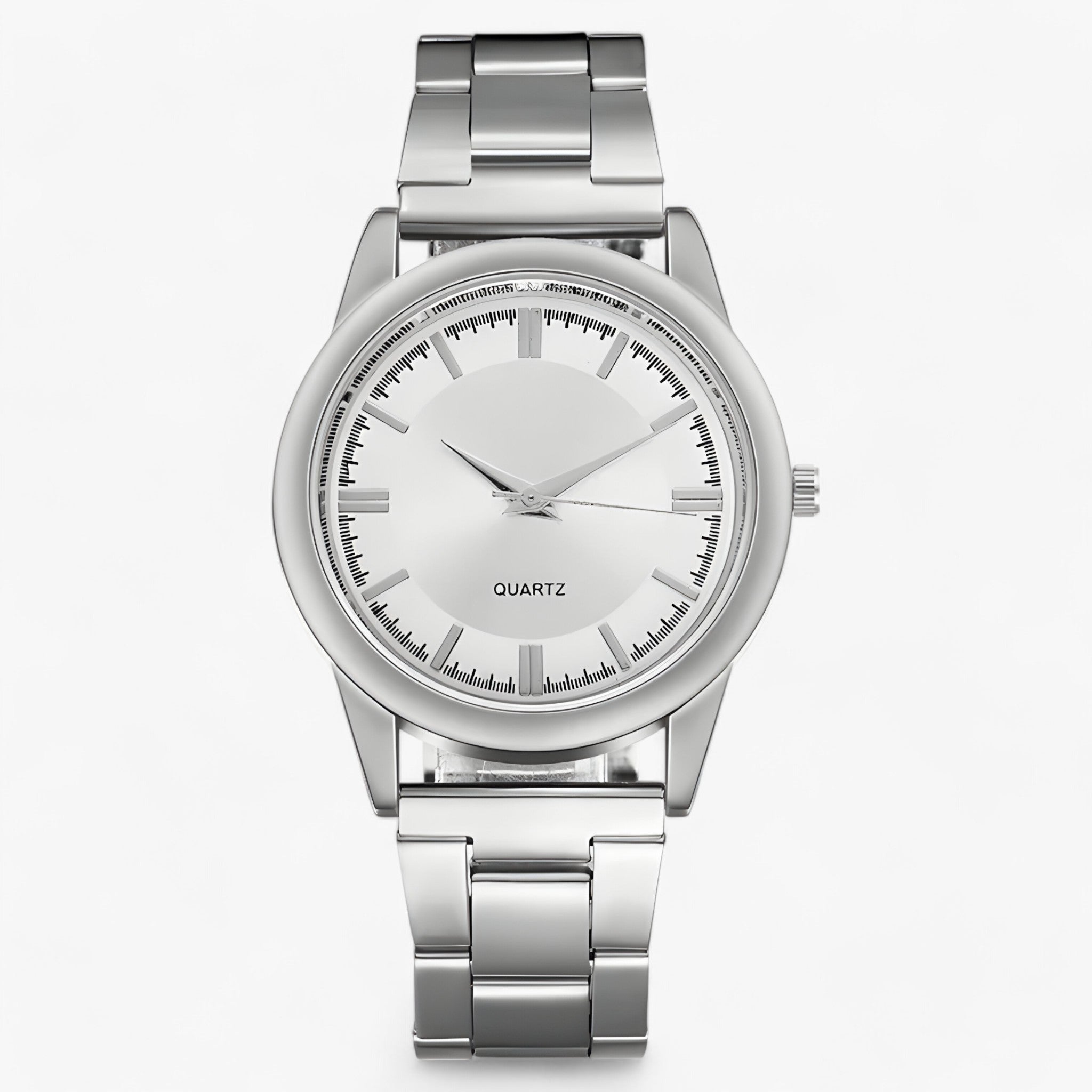 Quarzo Classico - Senza Tempo & Versatile Uomo - Argento Bianco - accessoires horloges quarzo tempo uomo versatile watches - Concept Palermo