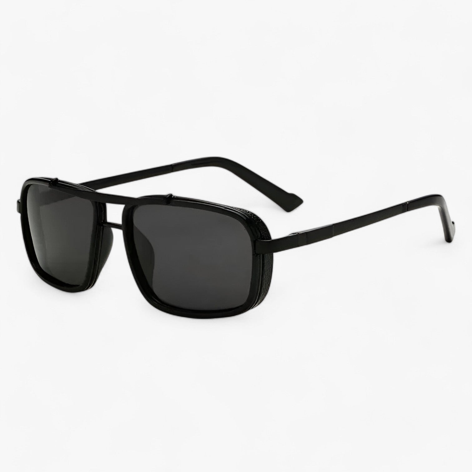 Occhiali da pilota quadrati UV400 per uomini Uomo - Grigio nero - mens accessory mens sunglasses occhiali occhiali pilota pilota quadrati sunglasses uomini uomo - Concept Palermo