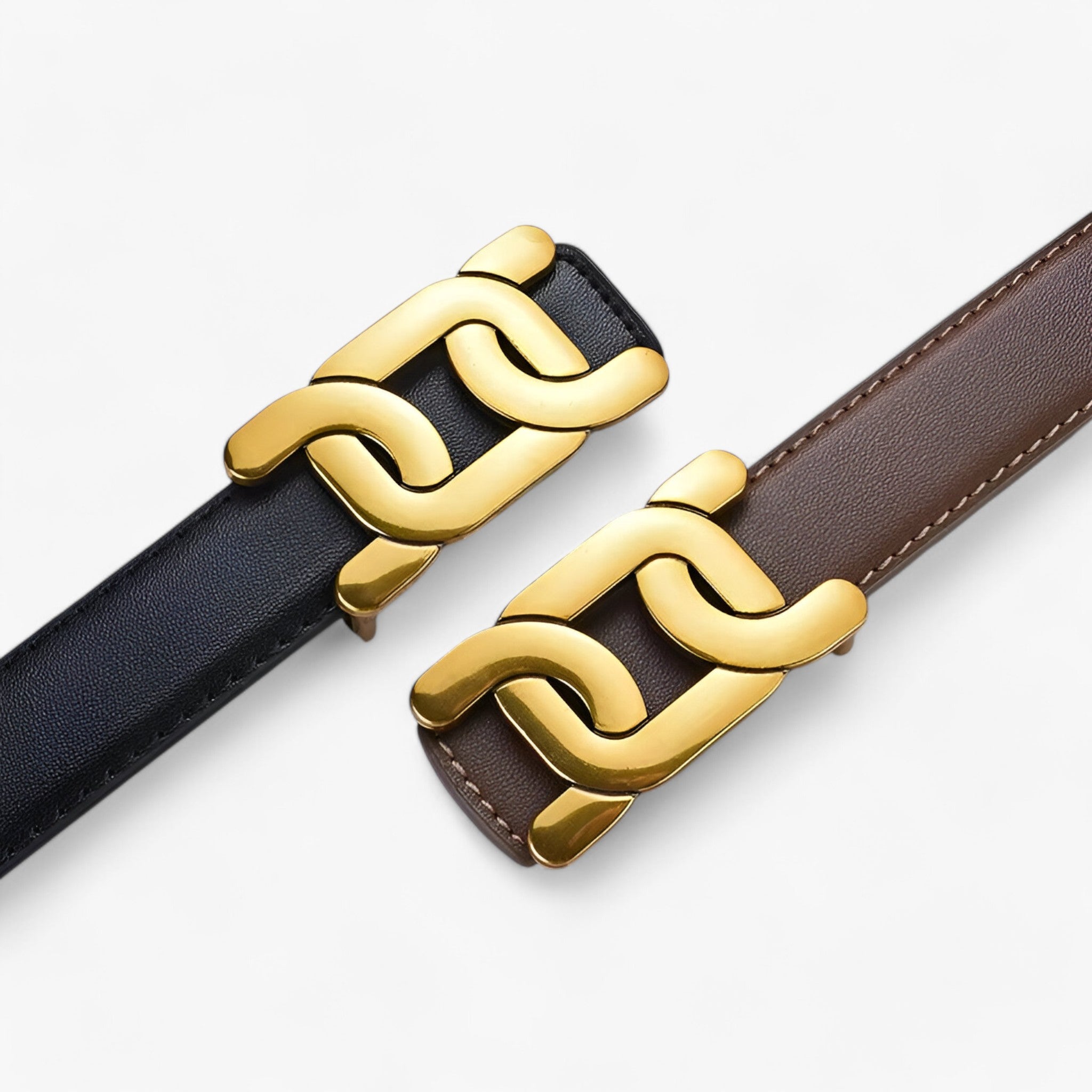 Cintura Donna Versatile in Pelle PU Nera - Stile Retrò Elegante - - accessorio Belts cintura cintura moda donna moda retr versatile WOMEN women's belt - Concept Palermo