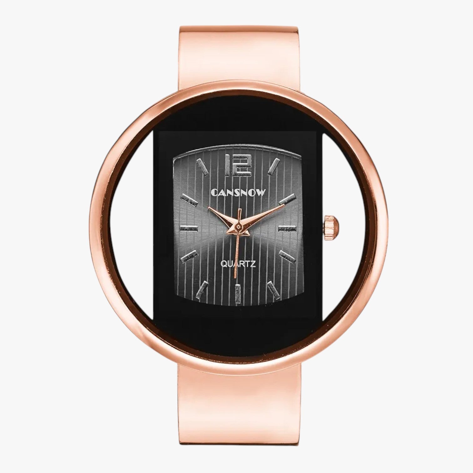Orologio da donna con bracciale in acciaio alla moda - Rosa nero - acciaio alla bracciale donna female watch ladies watch moda orologio orologio donna watch watch for women watches wrist watches for women - Concept Palermo