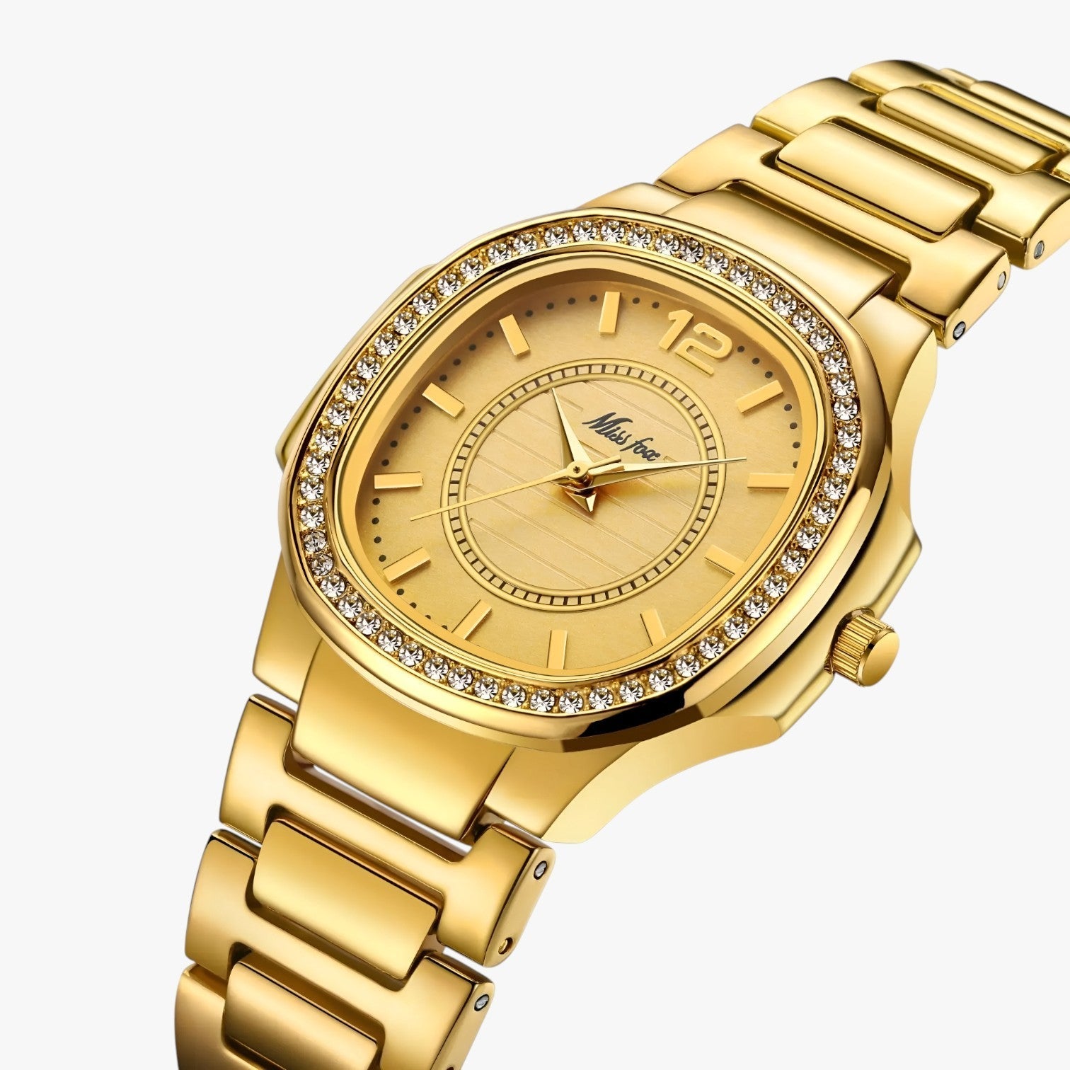 Orologio impermeabile con diamanti - Oro - diamanti female watch impermeabile ladies watch orologio orologio impermeabile watch watch for women watches wrist watches for women - Concept Palermo