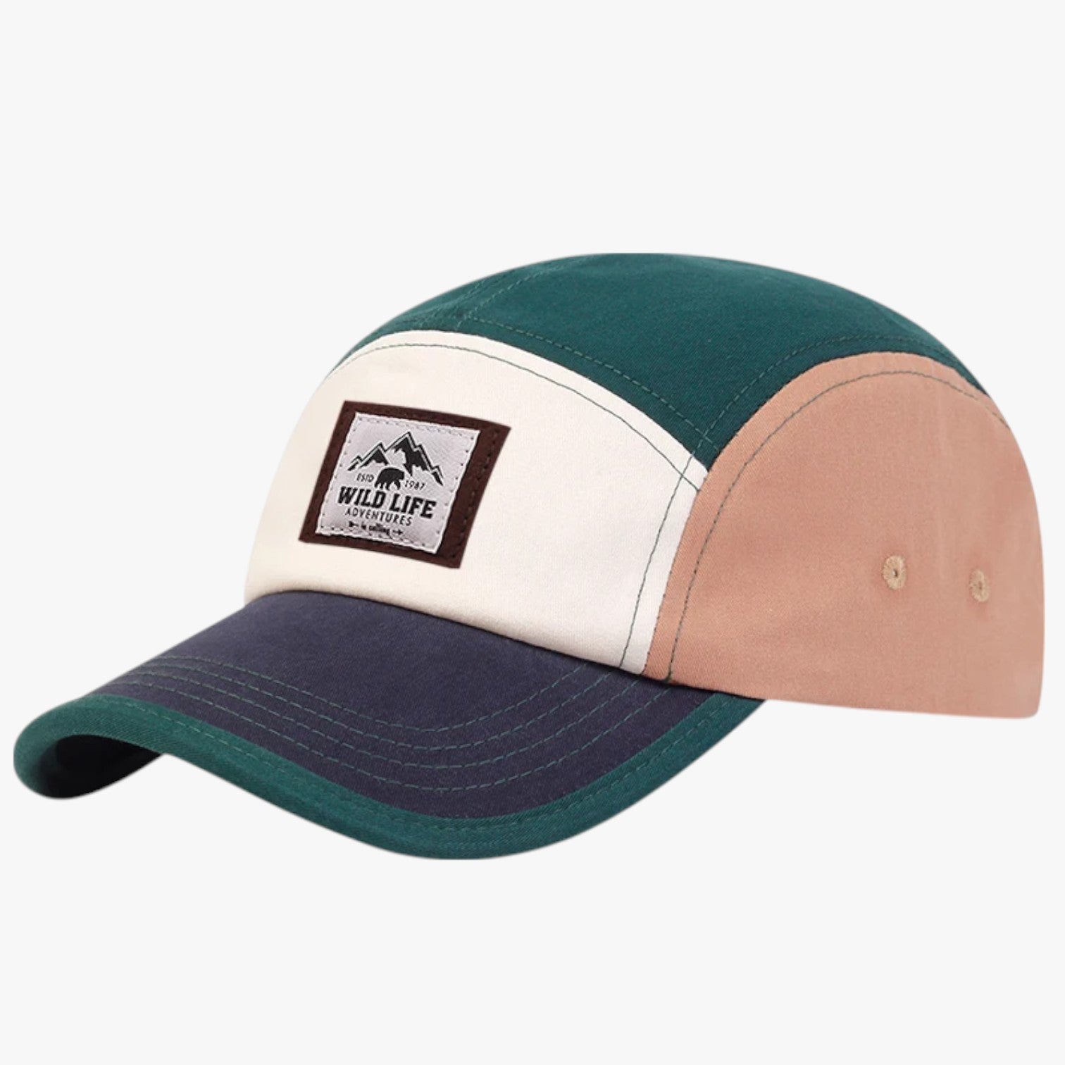 Cappello 5 Pannelli Stile Vintage Unisex Uomo - Verde Regolabile - Baseball caps cappello cappello pannelli caps men's hat mens cap pannelli stile unisex uomo vintage - Concept Palermo