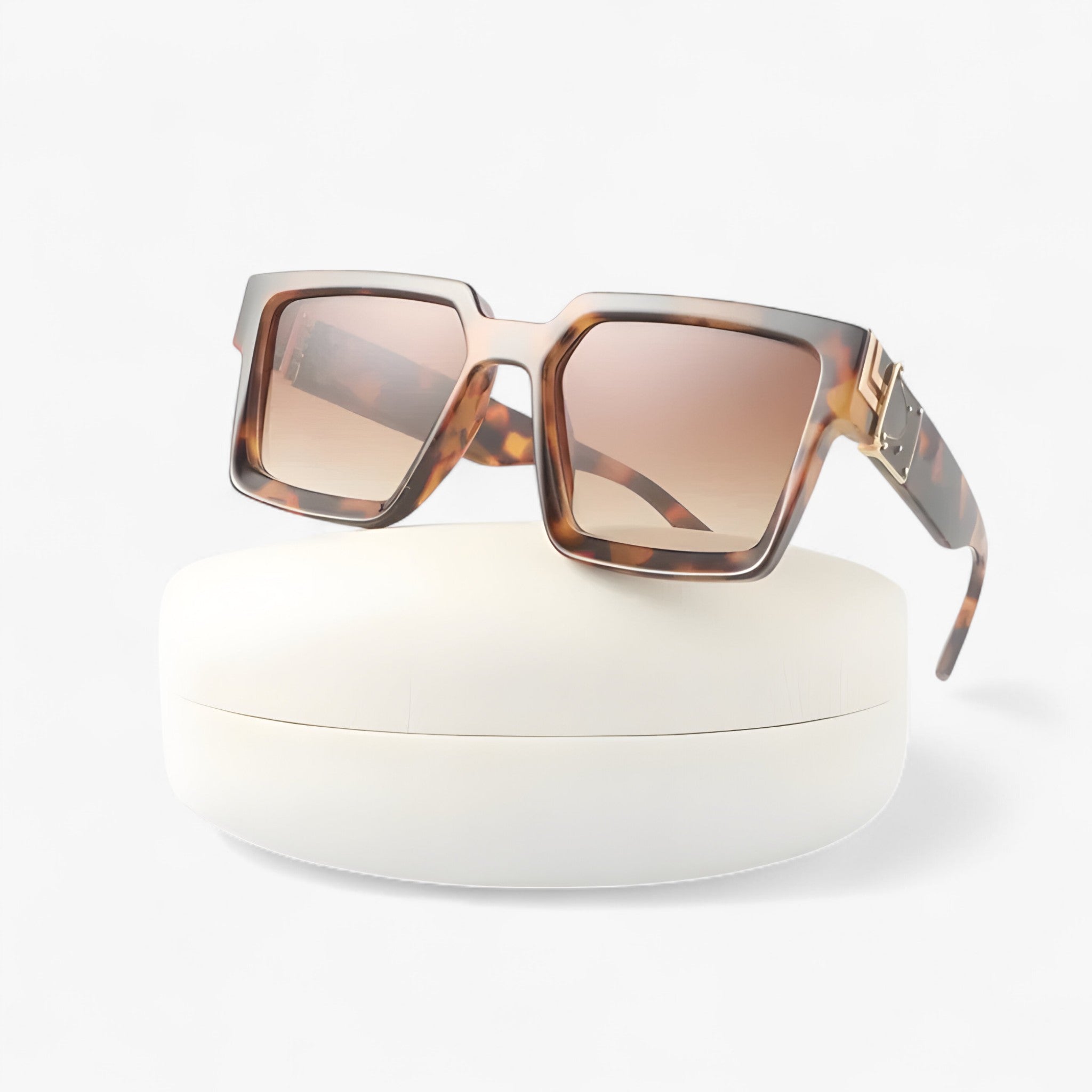 Occhiali da sole quadrati vintage neri da uomo - Leopardo no box - Fashion Sunglasses men sunglasses polarized mens sunglasses neri occhiali occhiali sole Polarized man sunglasses quadrati sole sunglasses sunglasses polarized men uomo vintage - Concept Palermo