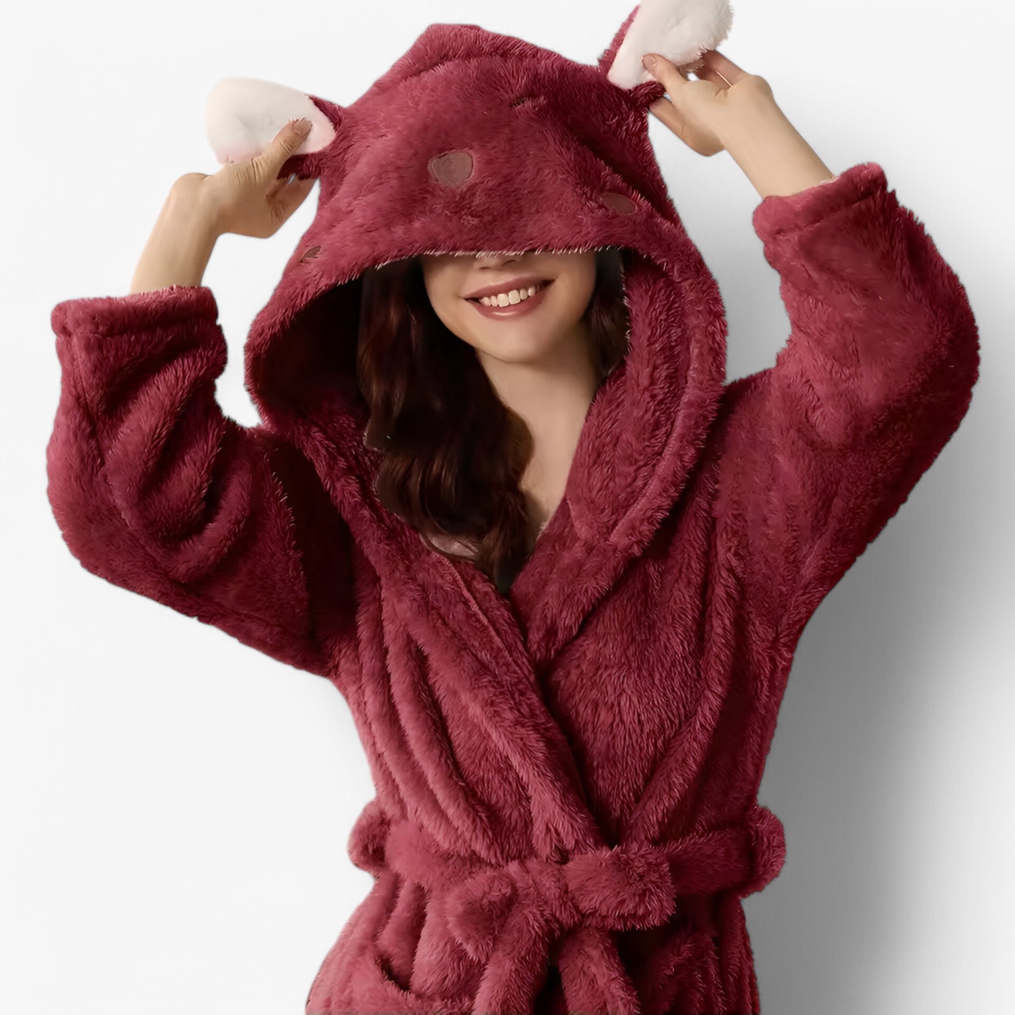 Morbido Accappatoio con Orecchie di Coniglio Uomo - - accappatoio accappatoio orecchie coniglio luna | morbido accappatoio con orecchie di coniglio- € orecchie uomo - Concept Palermo