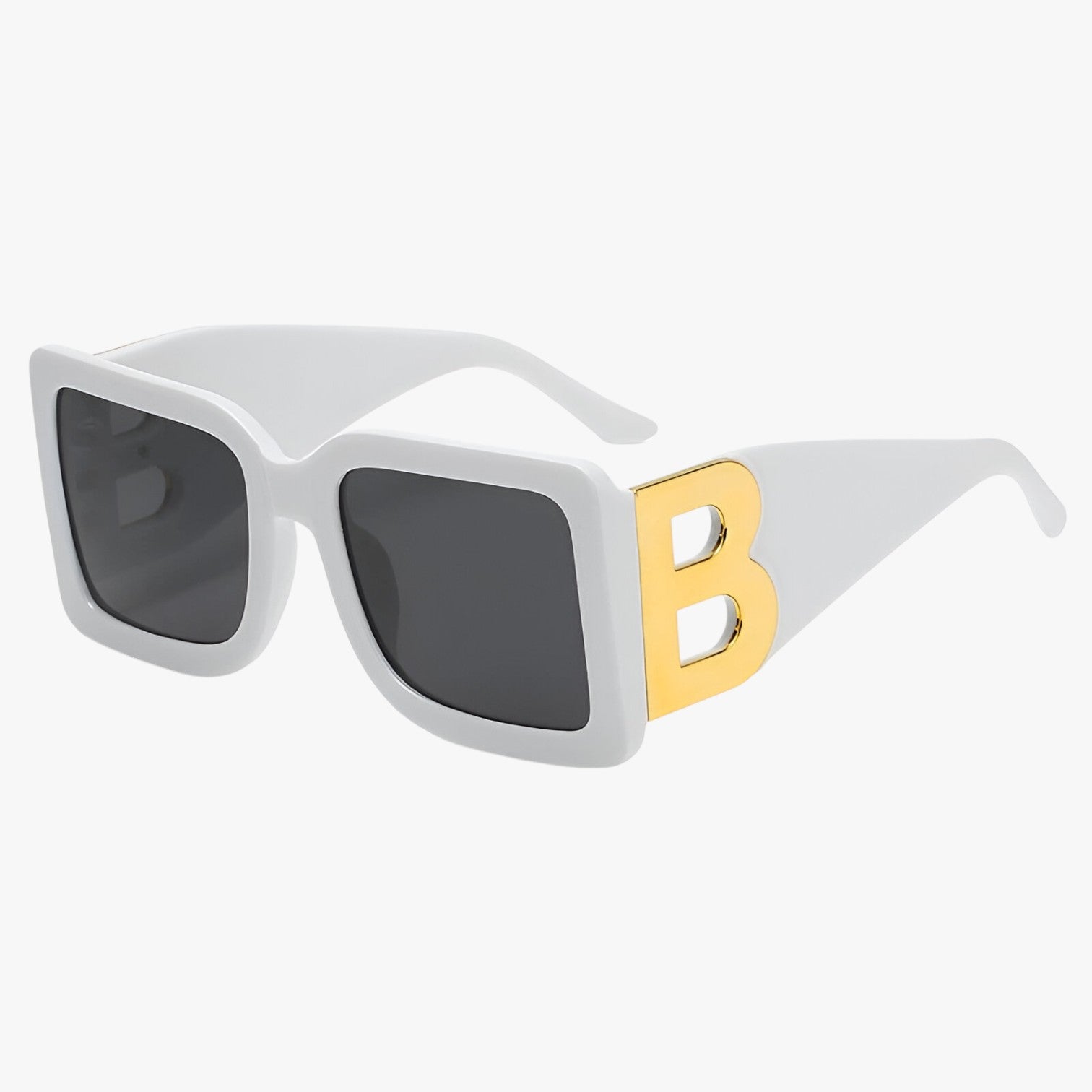 Audace e stiloso - Occhiali da sole oversized con protezione UV400 Uomo - Bianco Grigio Come Immagine - audace audace stiloso Fashion Sunglasses occhiali oversized polarized sunglasses women protezione sole stiloso sunglasses - Concept Palermo