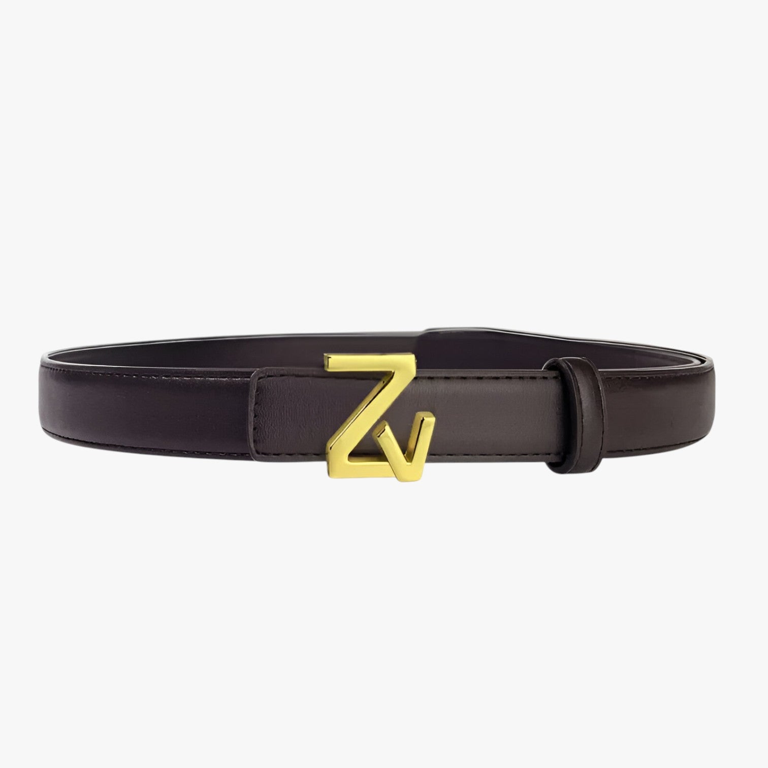 Cintura da donna con fibbia ZV - caffè 110cm - Belts cintura cintura donna donna fibbia waist belt for women women belt round women belts Womens belt - Concept Palermo