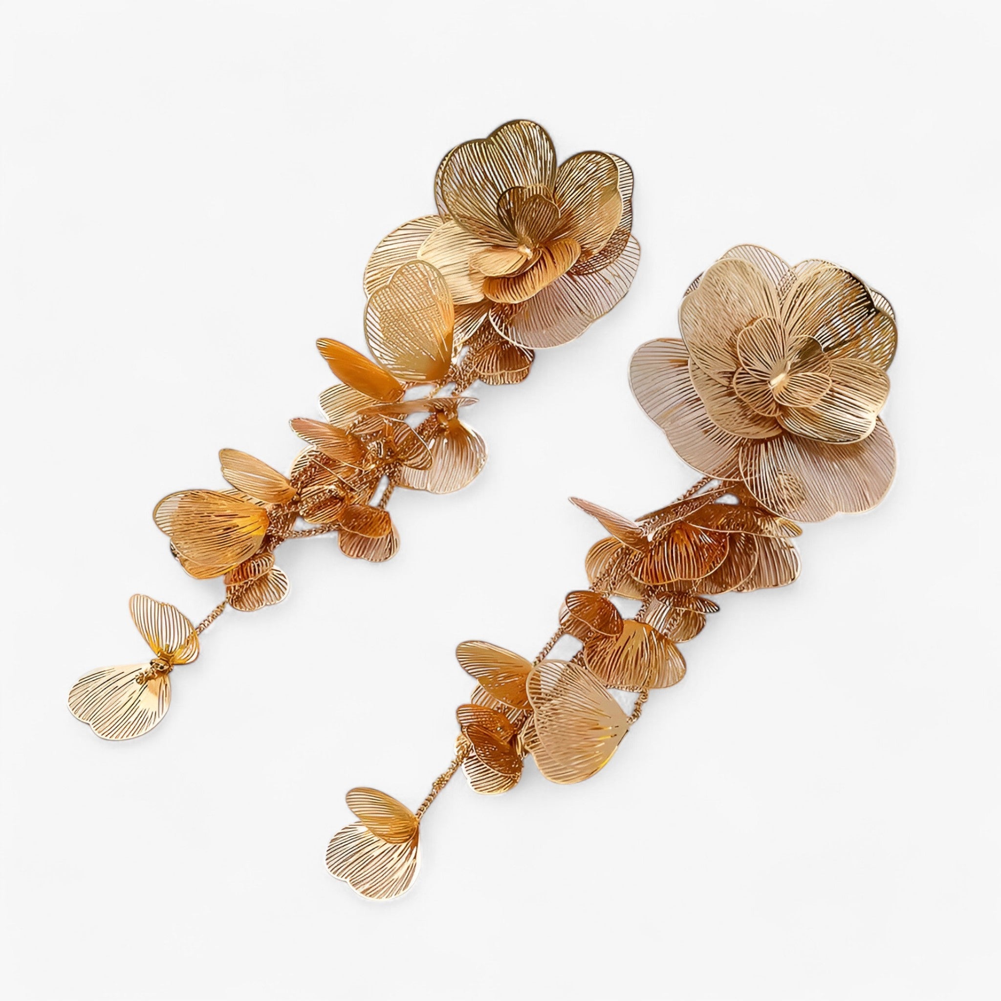 Orecchini Pendenti Vintage Bloem Unici, Oro 18K con Pietre Preziose Colorate - - accessoires bloem jewelry orecchini orecchini pendente pendente sieraden unici vintage - Concept Palermo