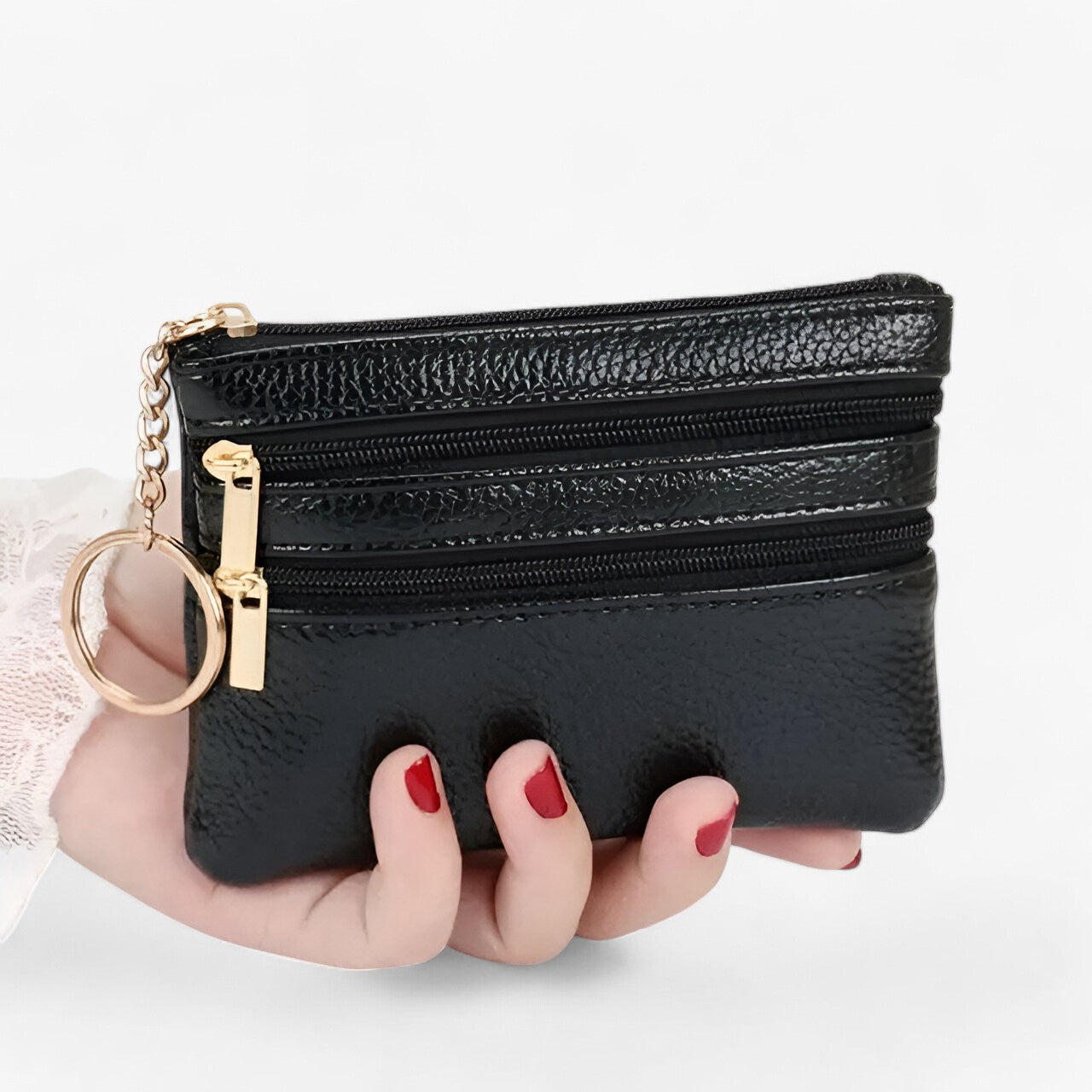 Portafoglio Donna 3 Zip – Stile e Praticità - - donna portafoglio portafoglio donna praticità stile wallet wallets womens wallet - Concept Palermo