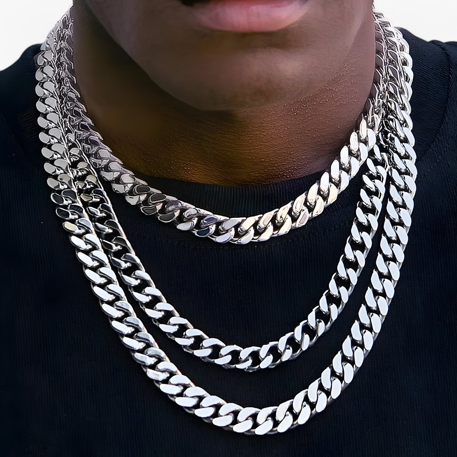 Audace, Lunga & Stilosa Dichiarazione Acciaio Men Lana - - acciaio audace audace lunga dichiarazione jewelry lana lunga mens accessory Necklace necklace for men NECKLACES stilosa - Concept Palermo