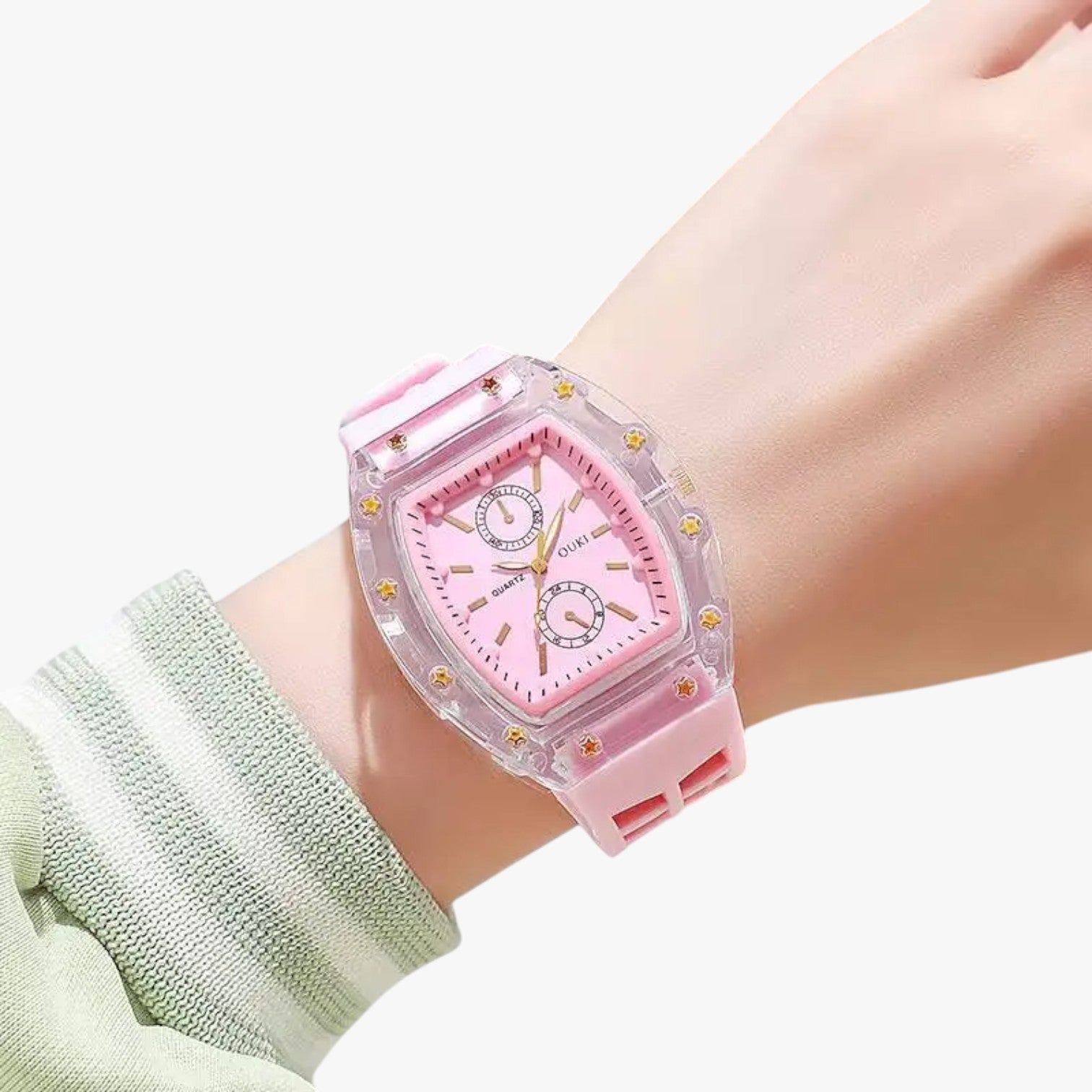 Orologio Casual Analogico da Uomo in Silicone Nero con Cinturino Regolabile - - analogico casual female watch ladies watch orologio orologio analogico silicone watch watch for women watches - Concept Palermo