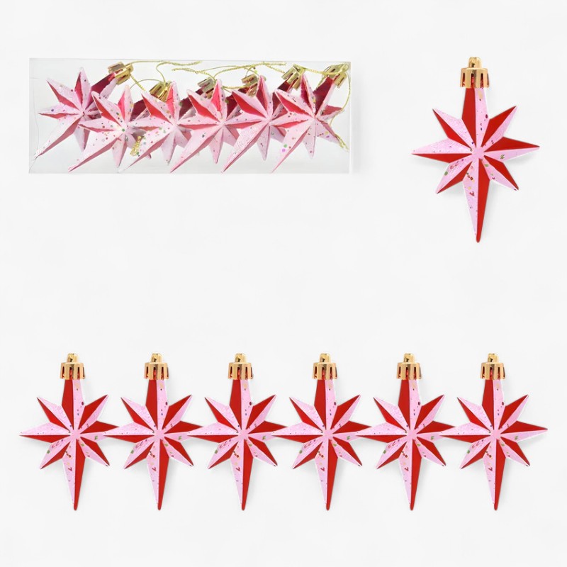 Palline Natalizie Festive - Set2 1 +1 GRATIS - albero di Natale caramelle natalizie decorazioni festive decorazioni natalizie decorazioni rosse e bianche decorazioni stagionali festive fiocchi di neve natalizie ornamenti natalizi palline palline decorate palline di Natale palline natalizie set di palline natalizie - Concept Palermo