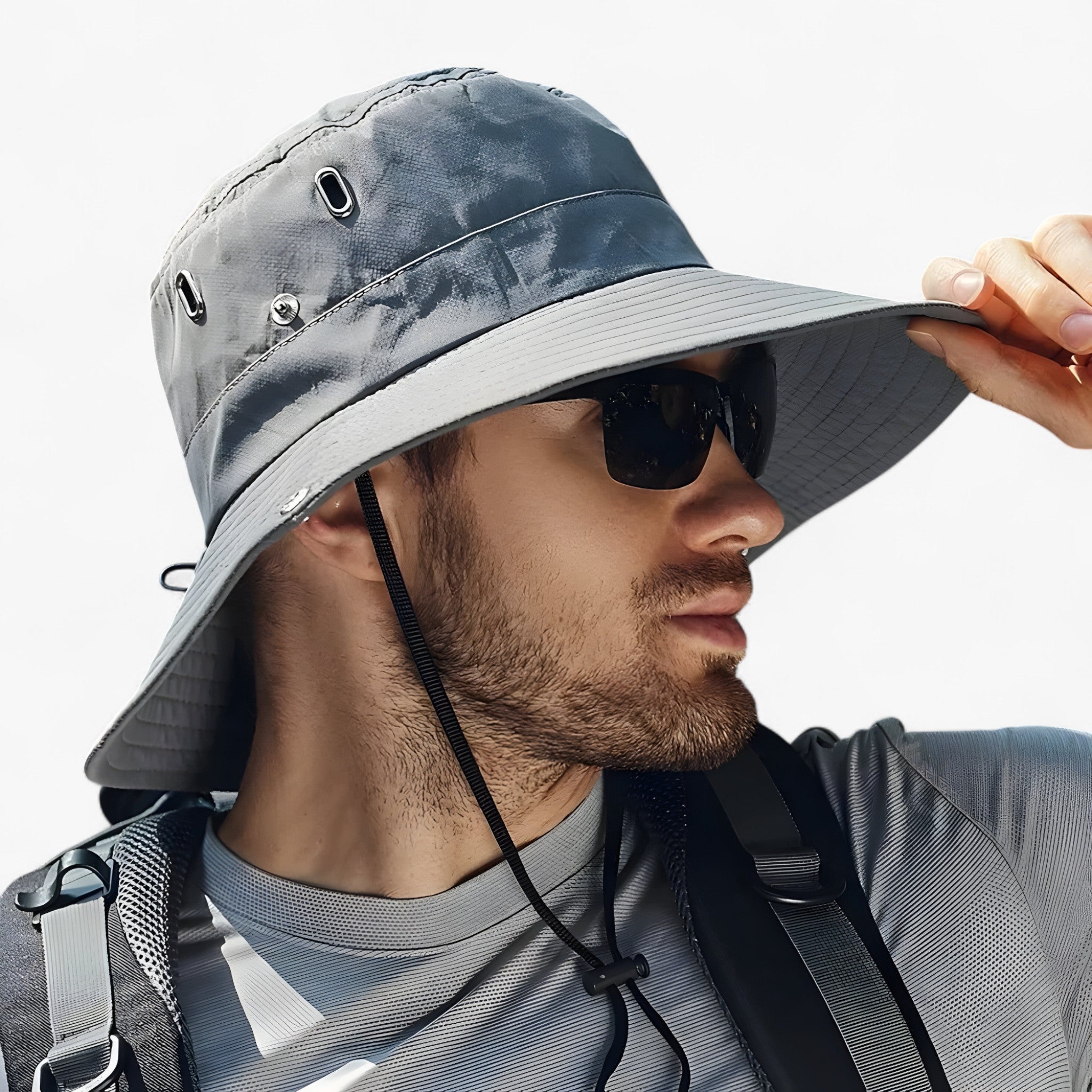 Cappello da Sole Uomo a Tesa Larga - - cappello cappello sole gerald | cappello da sole uomo a tesa larga - €25 larga sole tesa uomo - Concept Palermo