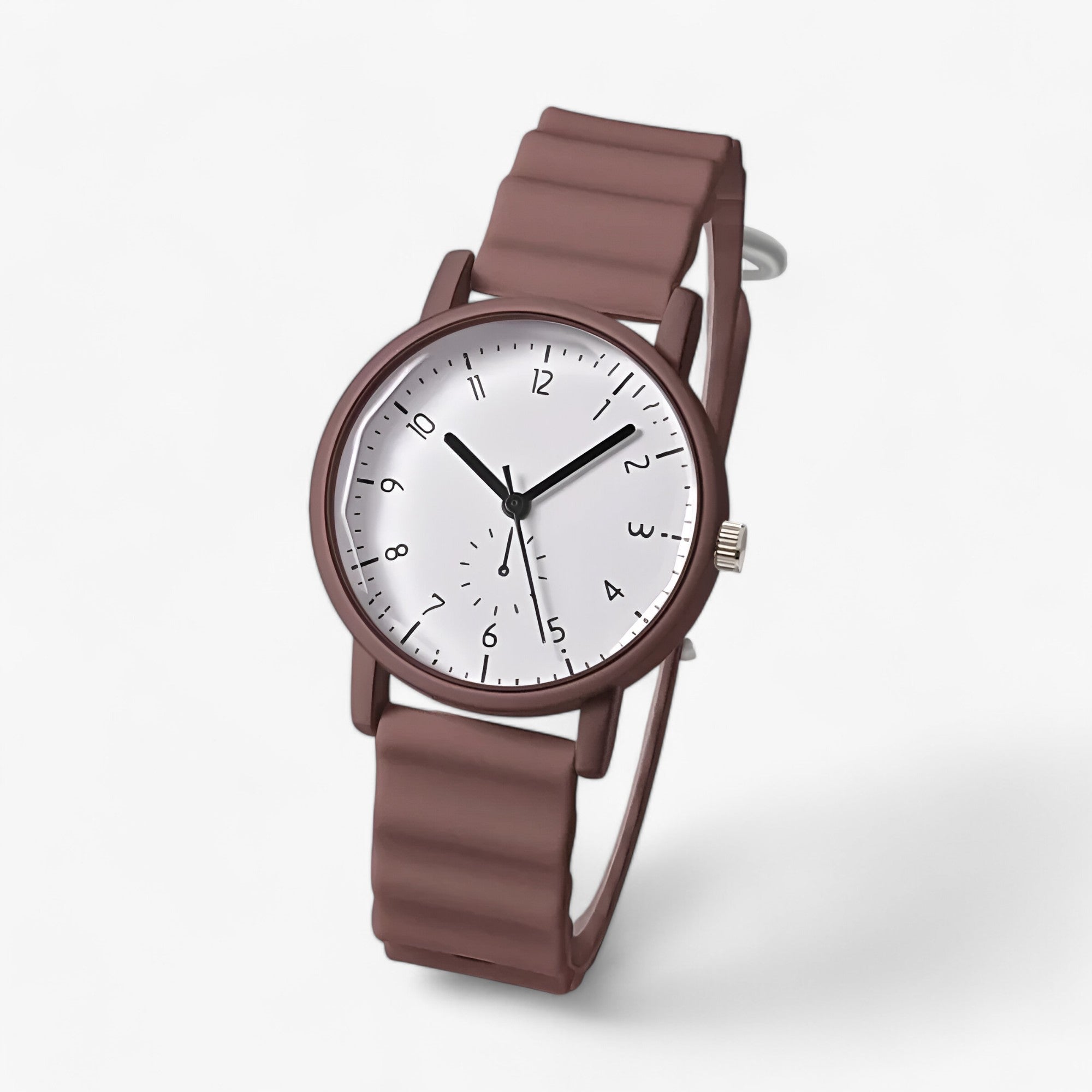 Orologio da golf con cinturino in silicone - Marrone - cinturino golf ladies watch orologio orologio golf silicone watch for women watches WOMEN wrist watches for women - Concept Palermo