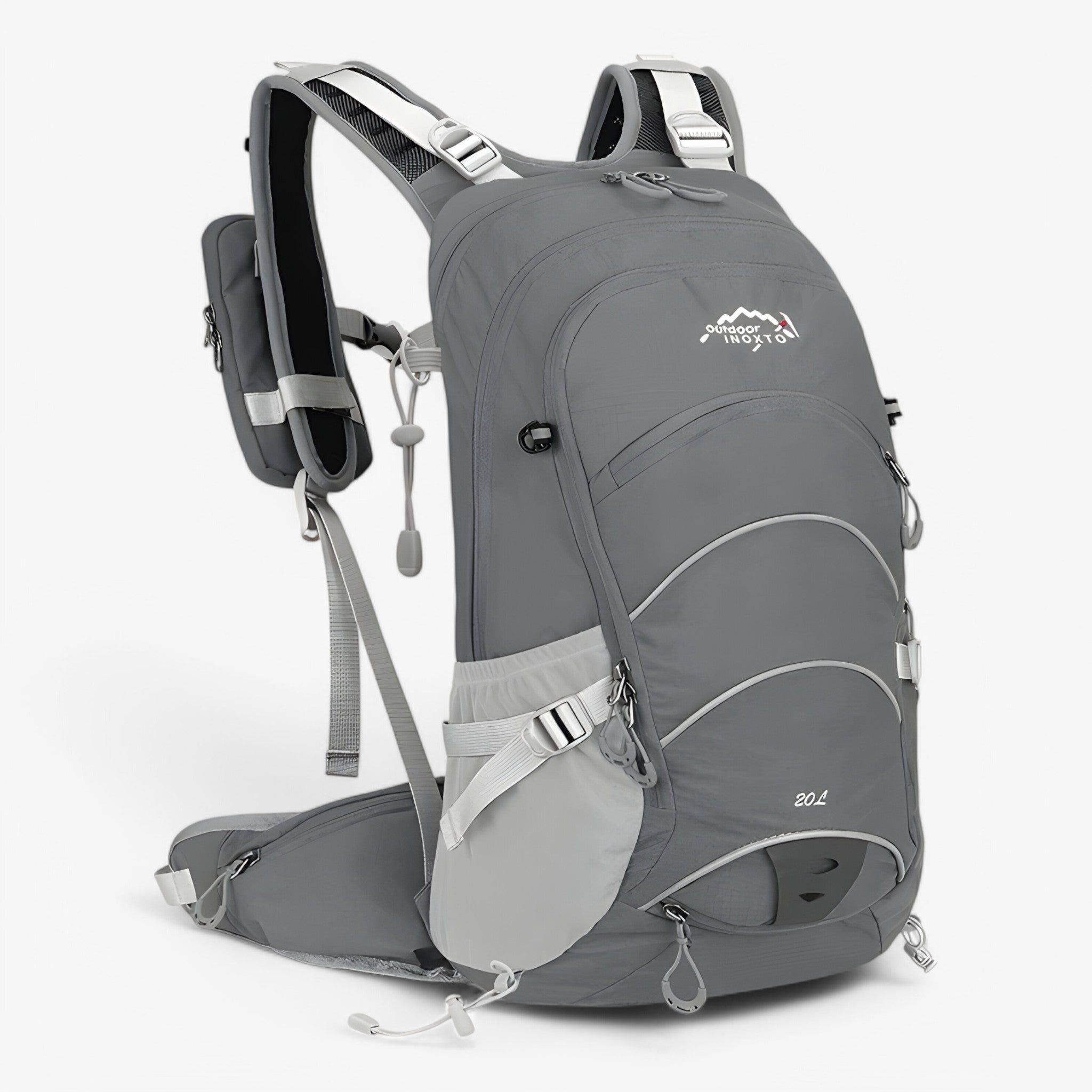 Zaino da trekking impermeabile da 20L per attività all'aperto Uomo - Grigio - 20L backpack aperto attività Backpack Backpacks bags hiking backpacks impermeabile travel backpacks trekking uomo zaino zaino trekking - Concept Palermo