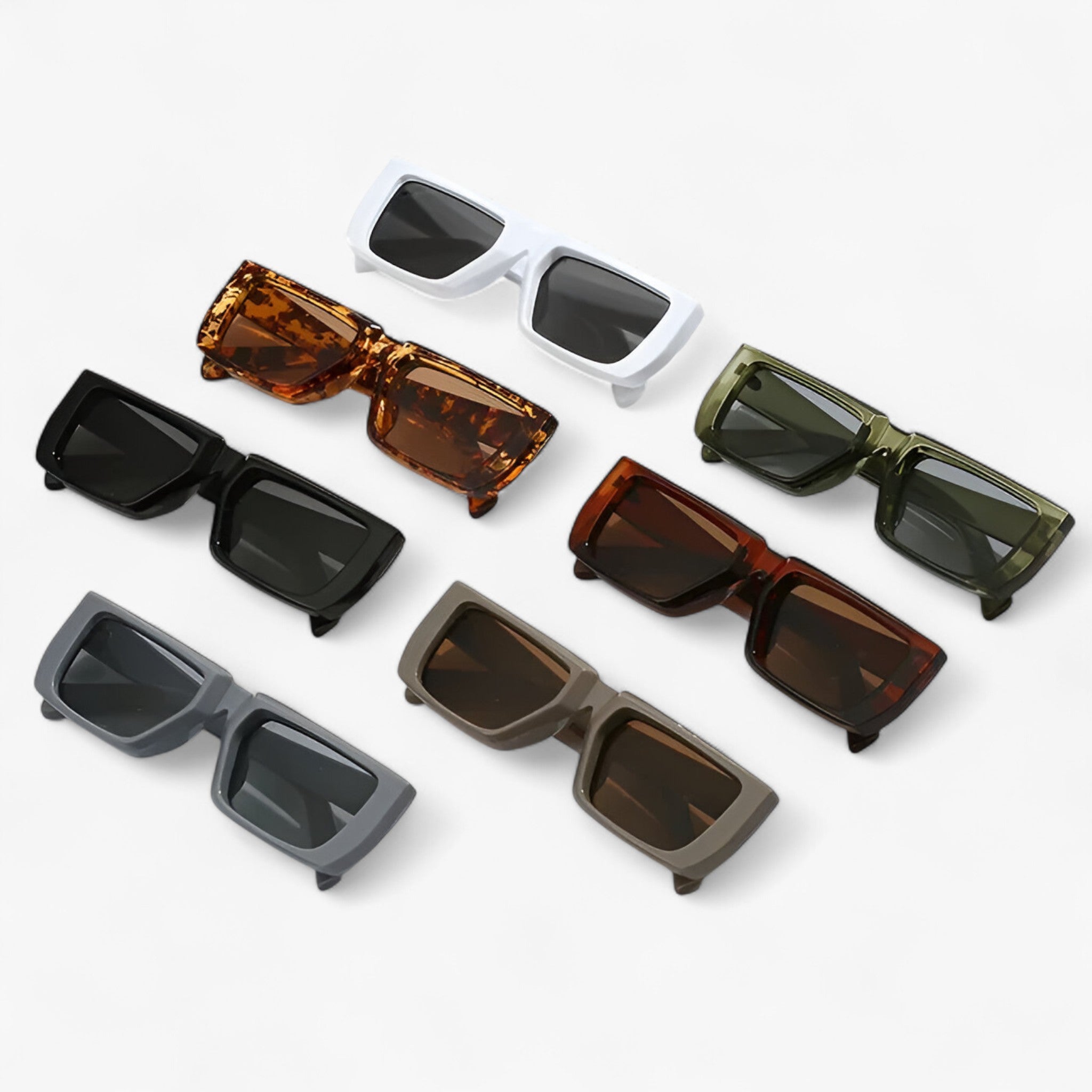 Occhiali da sole Y2K firmati con montatura squadrata unisex Uomo - - Fashion Sunglasses firmati men sunglasses polarized mens sunglasses montatura occhiali occhiali sole Polarized man sunglasses polarized sunglasses women sole squadrata sun glasses Sunglasses sunglasses polarized men unisex - Concept Palermo