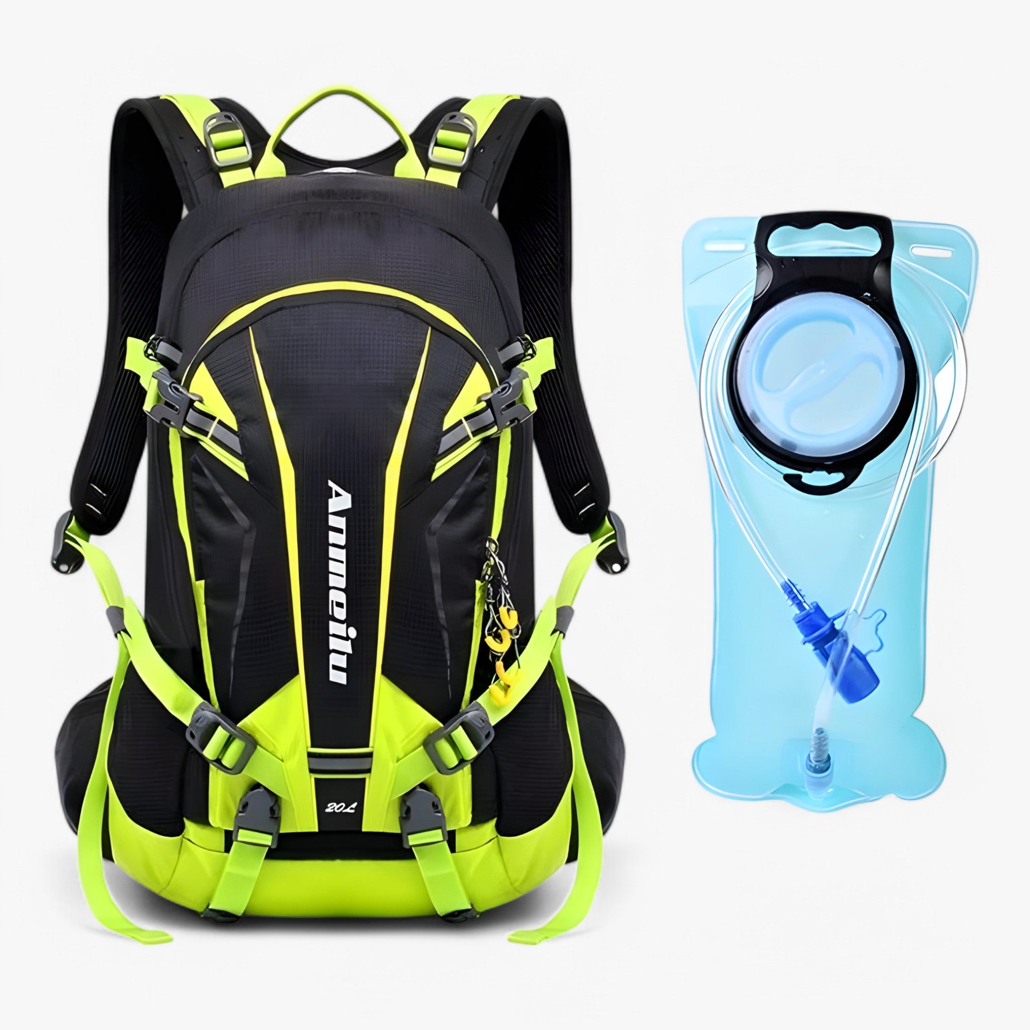 Zaino Ciclismo Uomo 20L Impermeabile per Bici MTB Strada, Leggero e Traspirante - verde con borsa da 2L 20L - ciclismo hudson | zaino da ciclismo 20l - €25 uomo zaino zaino ciclismo - Concept Palermo