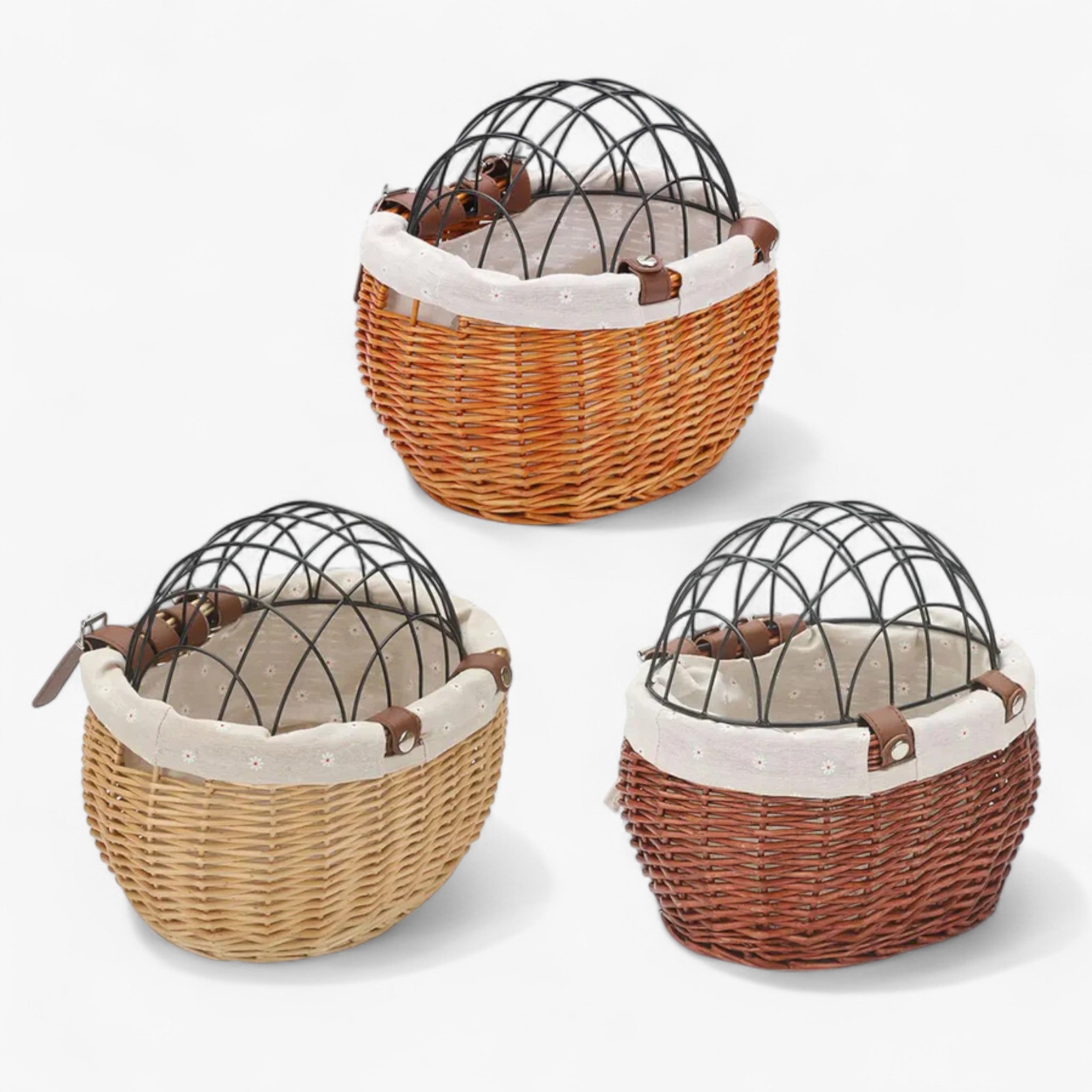 Cestino bici anteriore per cani piccoli, in vimini, con griglia di sicurezza - - anteriore basket for dogs bicicletta bike basket cani cestino cestino bicicletta parte pets & supplies sulla - Concept Palermo