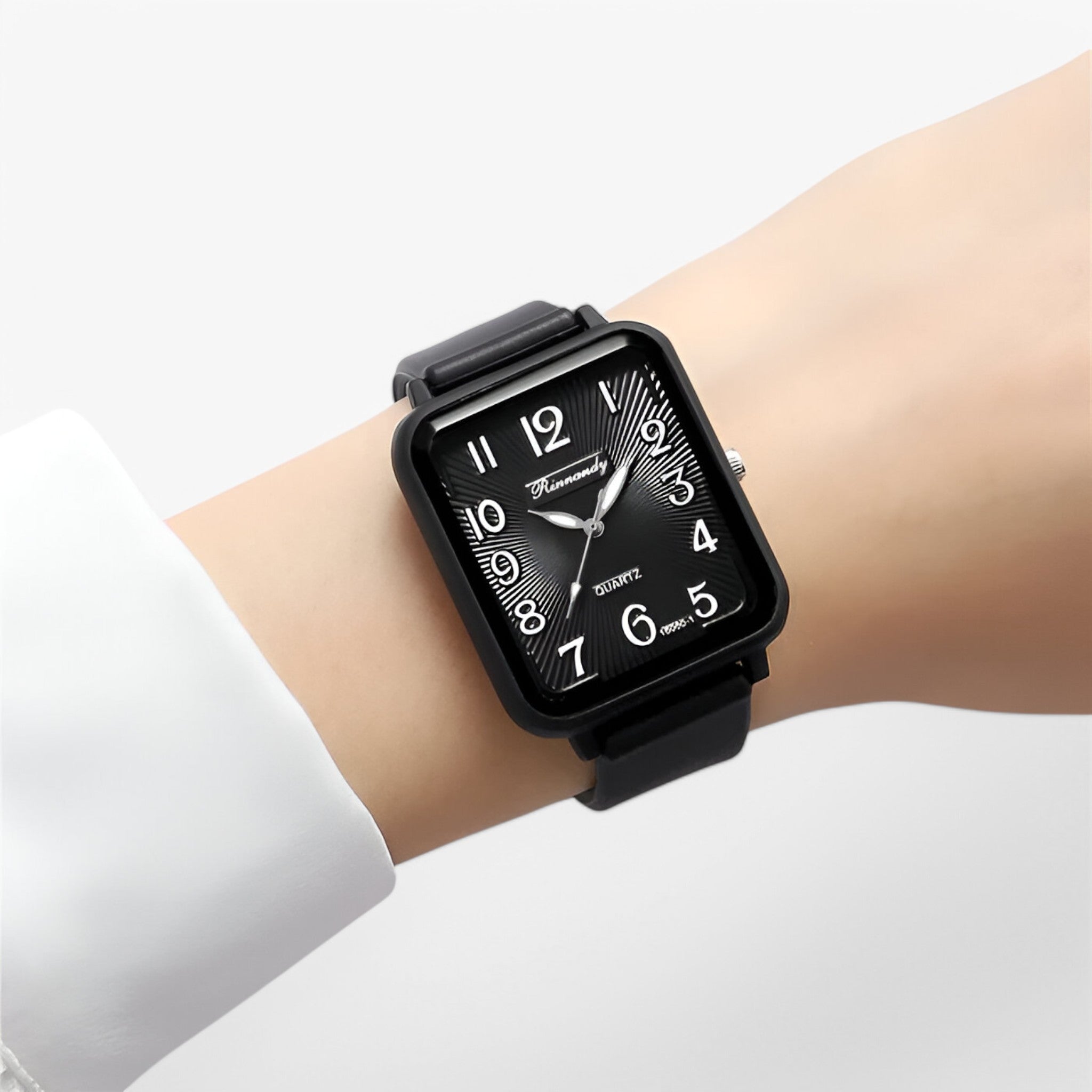Orologio Digitale Rettangolare con Cinturino in Silicone Donna - - accessoires cinturino digitale donna horloges orologio orologio digitale rettangolare silicone watches - Concept Palermo