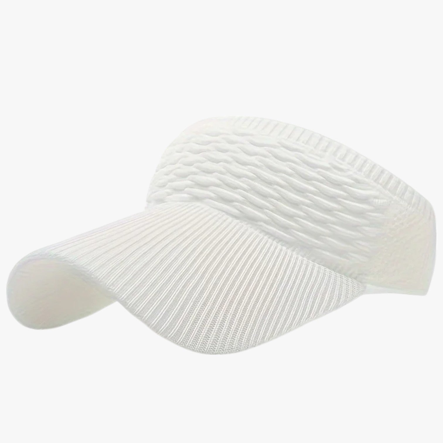 Cappello estivo da donna Traspirante, con ampia protezione solare - Bianco-1pz Una taglia per tutti - ampia cappello cappello estivo donna estivo hat hats men's hat protezione solare Sun Hats women hat womens hat - Concept Palermo