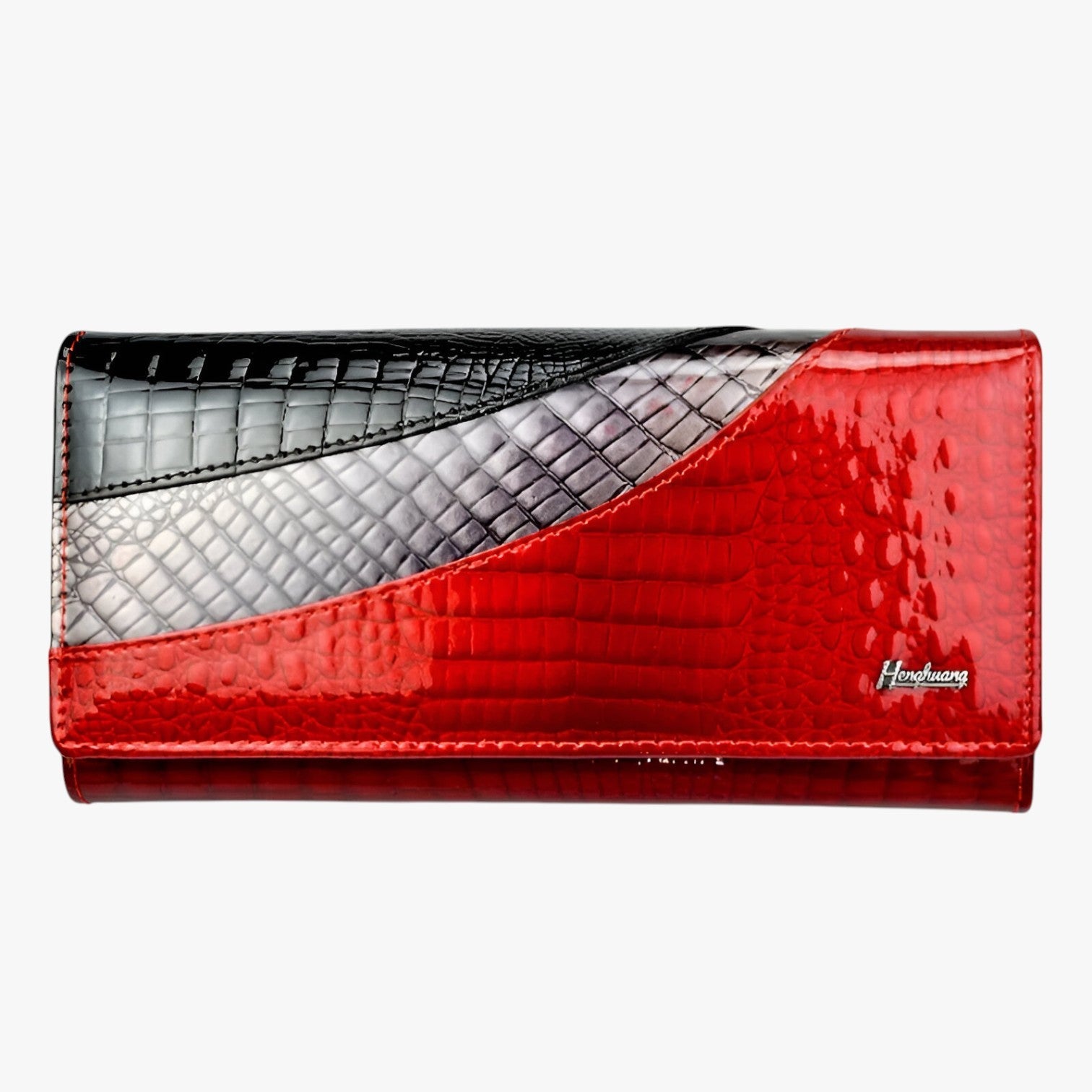 Stile e sostenibile - Portafoglio da donna in pelle con ampia suddivisione - Rosso - ampia donna pelle portafoglio sostenibile stile stile sostenibile suddivisione wallet womens wallet - Concept Palermo