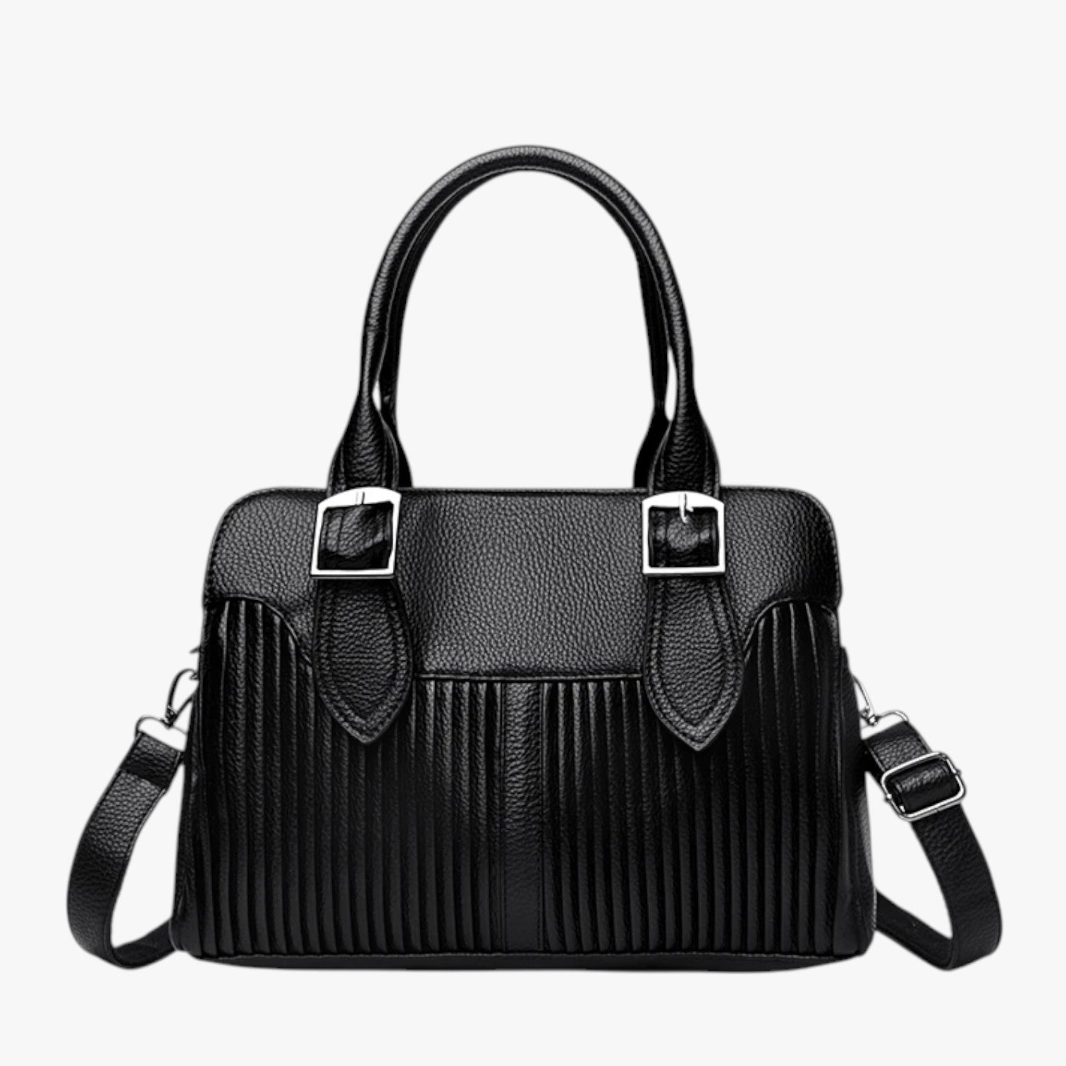 Zaino in morbida pelle PU Donna - Nero - bag Bags donna handbags janelle | zaino in morbida pelle pu - €25 morbida pelle women bags Women's handbags zaino zaino morbida - Concept Palermo