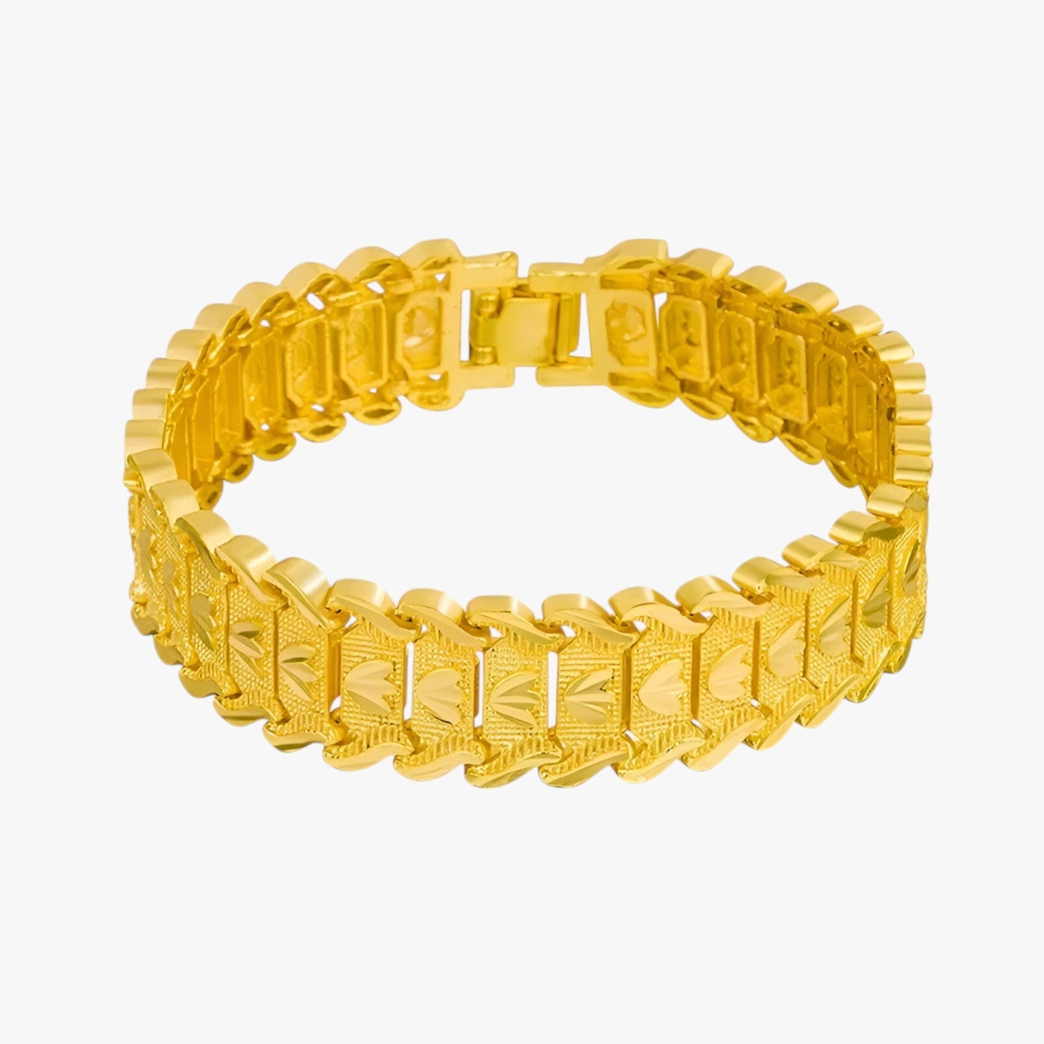 Stile dichiarativo con brillantezza 24K – Bracciale retro durevole per uomini Oro - - bracciale BRACELET brillantezza dichiarativo jewelry mens accessory mens bracelet retro stile stile dichiarativo uomini - Concept Palermo