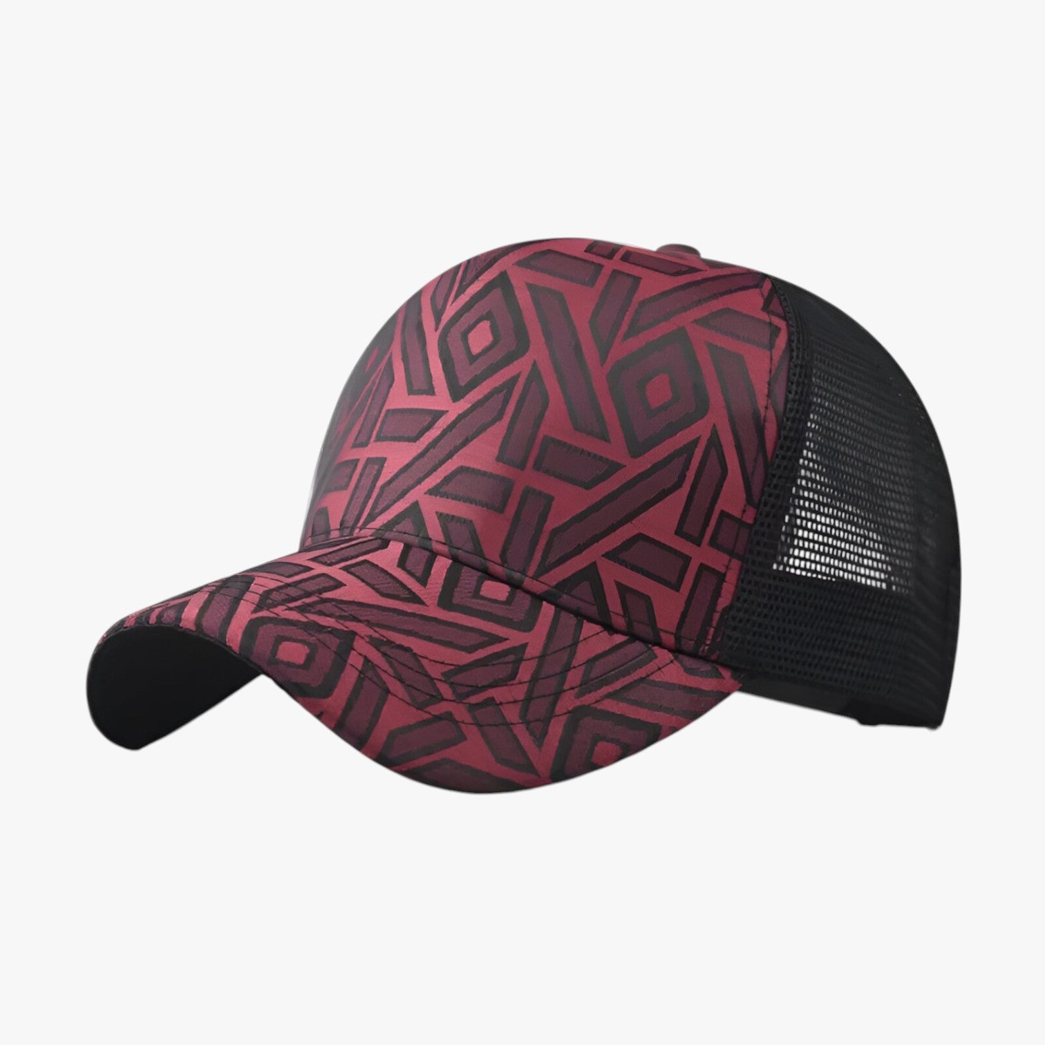 Berretto piatto regolabile a quadri Uomo - rosso 54-60cm - berretto berretto piatto caps men's hat mens cap piatto quadri regolabile uomo - Concept Palermo
