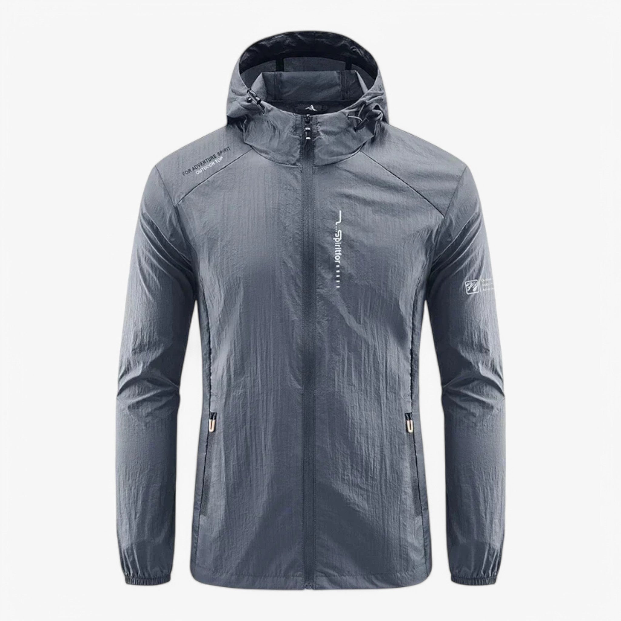 Giacca comoda e impermeabile al vento e all'acqua Uomo - Grigio scuro - acqua comoda giacca giacca comoda impermeabile Jacket jacket for men men's coats & jackets uomo vento - Concept Palermo