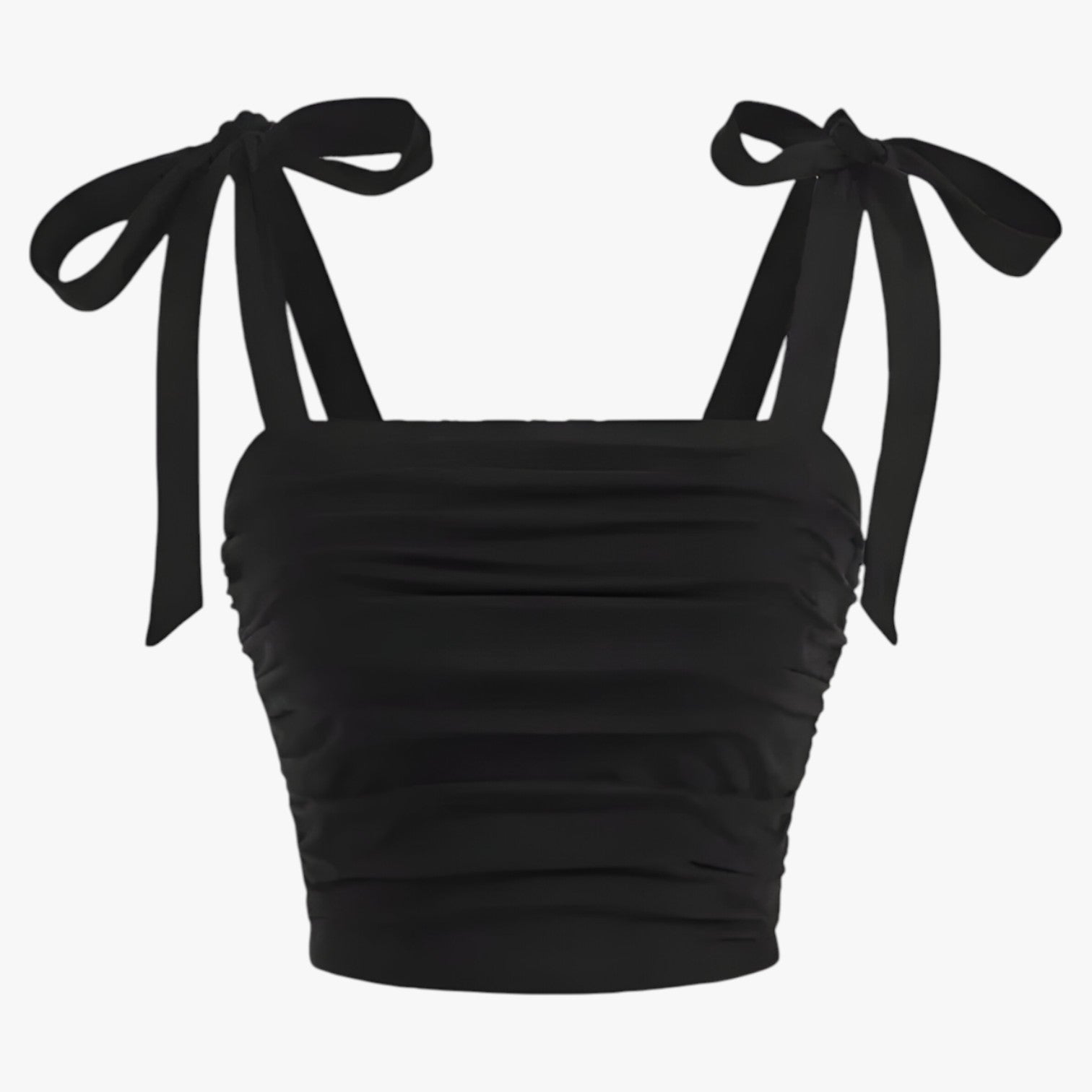 Top corto senza spalle rosa - Nero - spalle talia | top corto senza spalle rosa - €25 - Concept Palermo