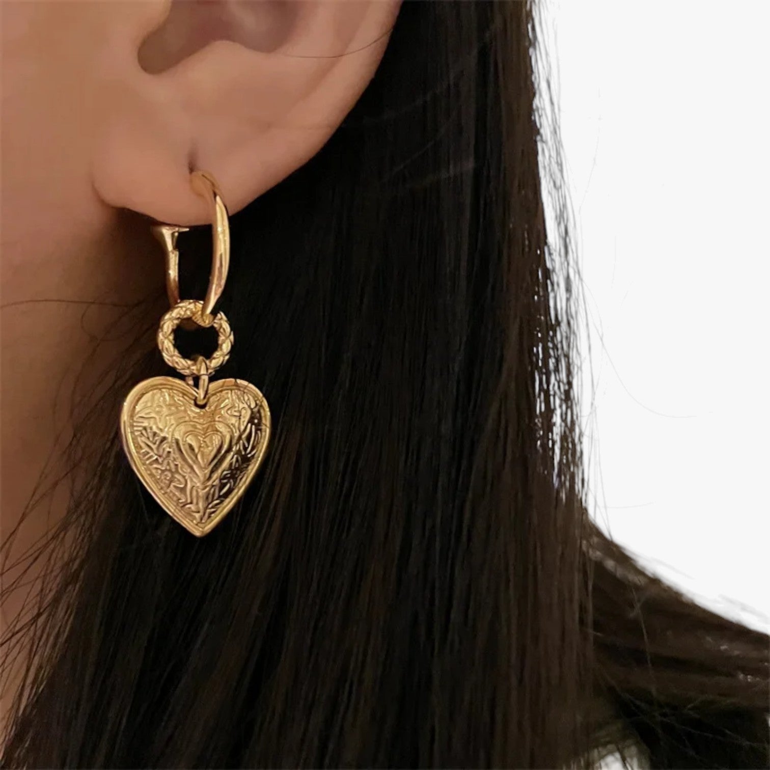 Orecchini a forma di cuore retrò Donna - - cuore donna EARRINGS Earrings for Women Girls forma martha | eleganti orecchini a forma di cuore retrò - €25 New Fashion Earrings orecchini orecchini forma retr womens earring - Concept Palermo