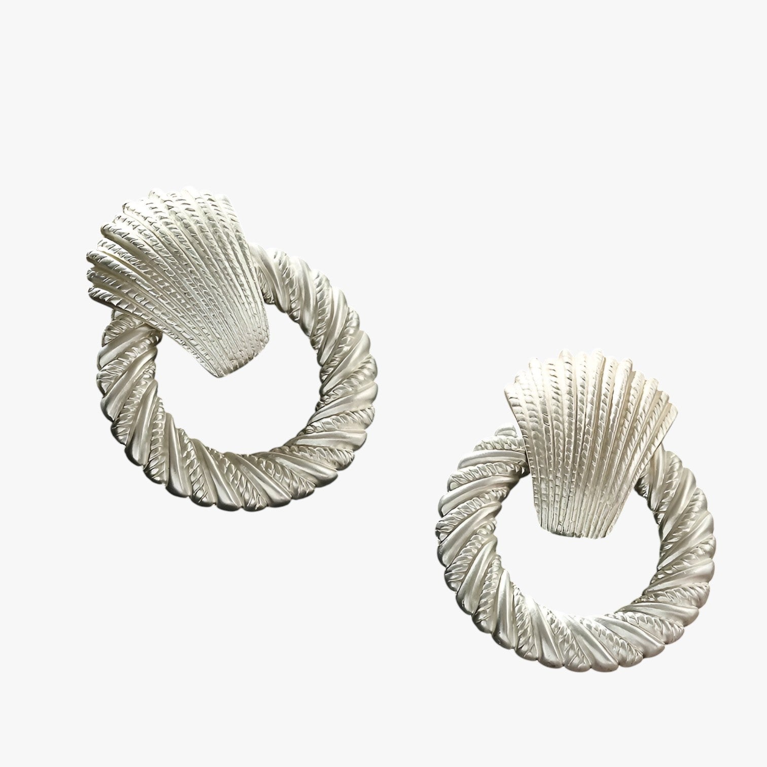 Orecchini pendenti a clip Donna - Argento MARRONE - clip donna EARRINGS jewelry New Fashion Earrings orecchini orecchini pendenti pendenti womens earring - Concept Palermo