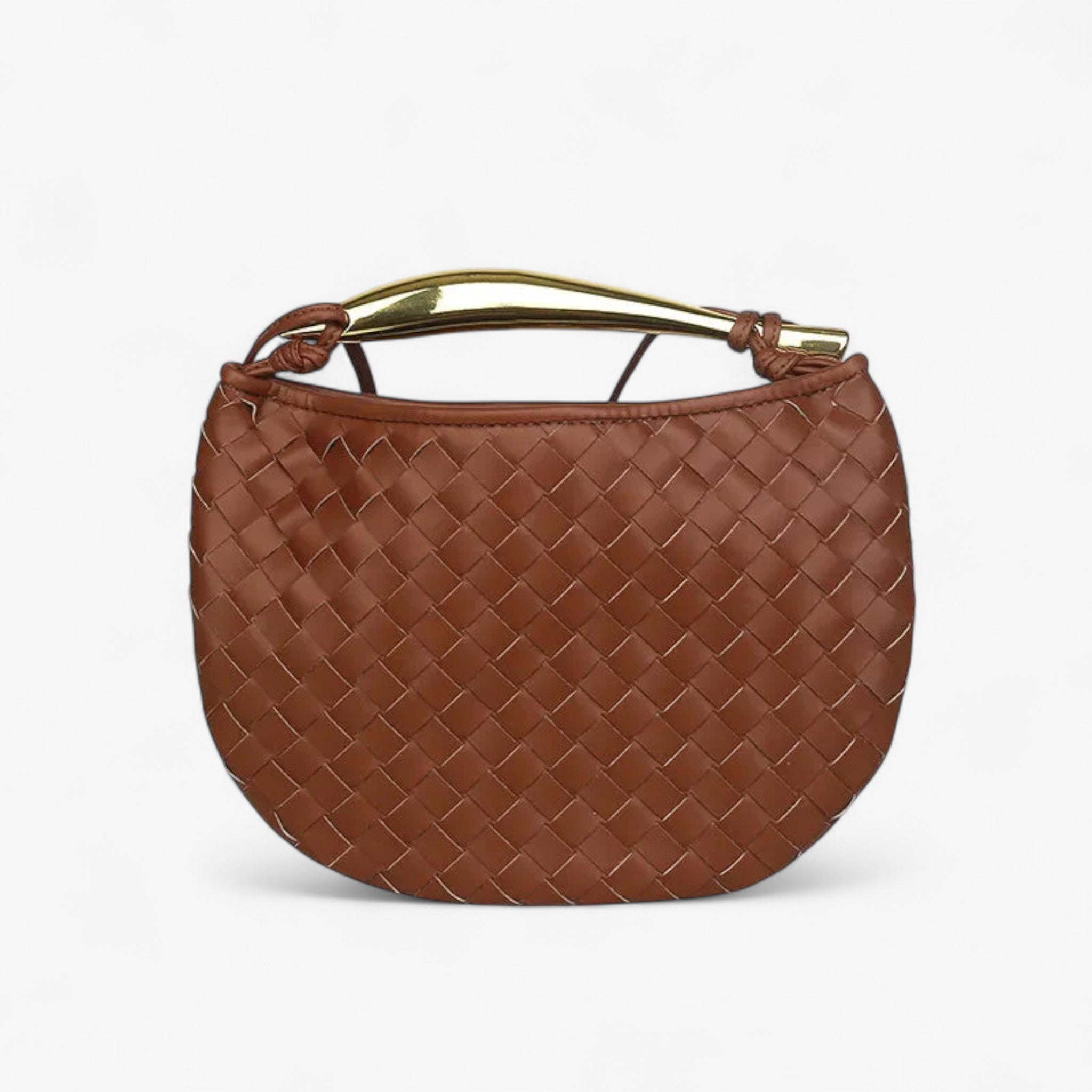 Borsa Donna Grande in Tessuto Elegante con Tracolla Regolabile - Pratica e Spaziosa - Marrone - bags borsa borsa donna donna handbags pratica tessuto Women's handbags - Concept Palermo