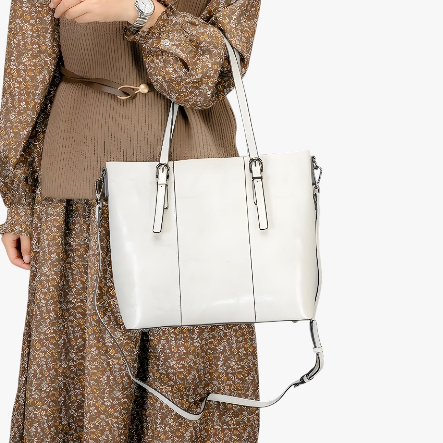 Borsa in pelle - Spaziosa, comoda e per il lavoro Donna - - Bags borsa borsa pelle comoda donna handbags lavoro pelle spaziosa women bags - Concept Palermo