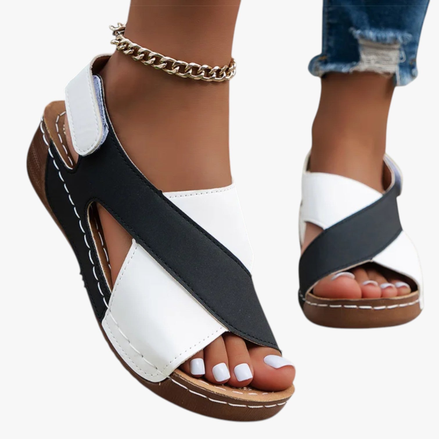 Comodità estiva con stile - Sandali con zeppa morbidi e leggeri - - breathable sandals casual sandals comodità comodità estiva estiva fashion sandals leggeri morbidi sandali sandals stile womens sandal - Concept Palermo