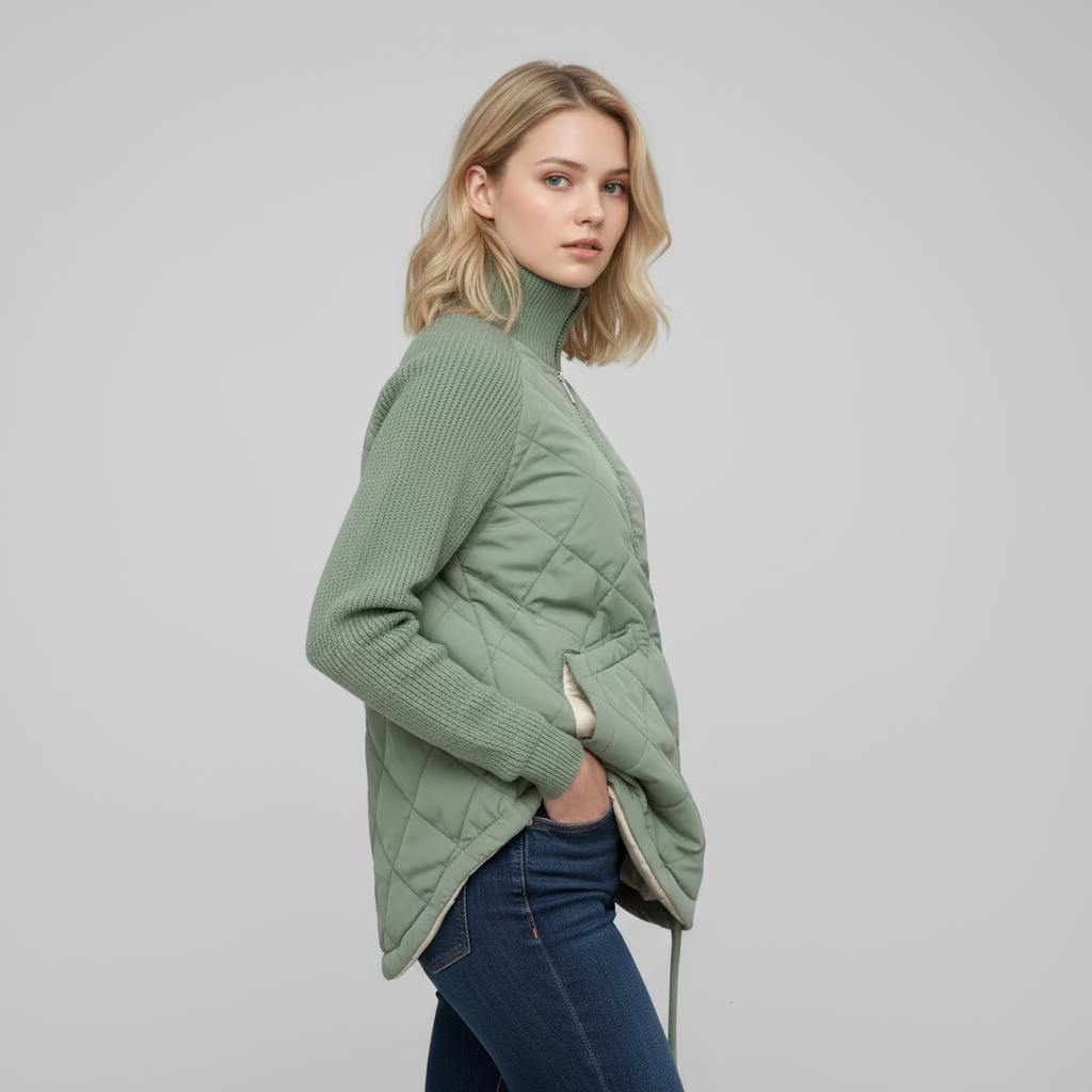 Giacca Piumino Leggera da Donna - - abbigliamento donna donna giacca giacca comoda giacca elegante giacca estiva donna giacca leggera giacca multifunzionale giacca patchwork giacca piumino giacche da donna leggera outerwear femminile piumino piumino donna - Concept Palermo