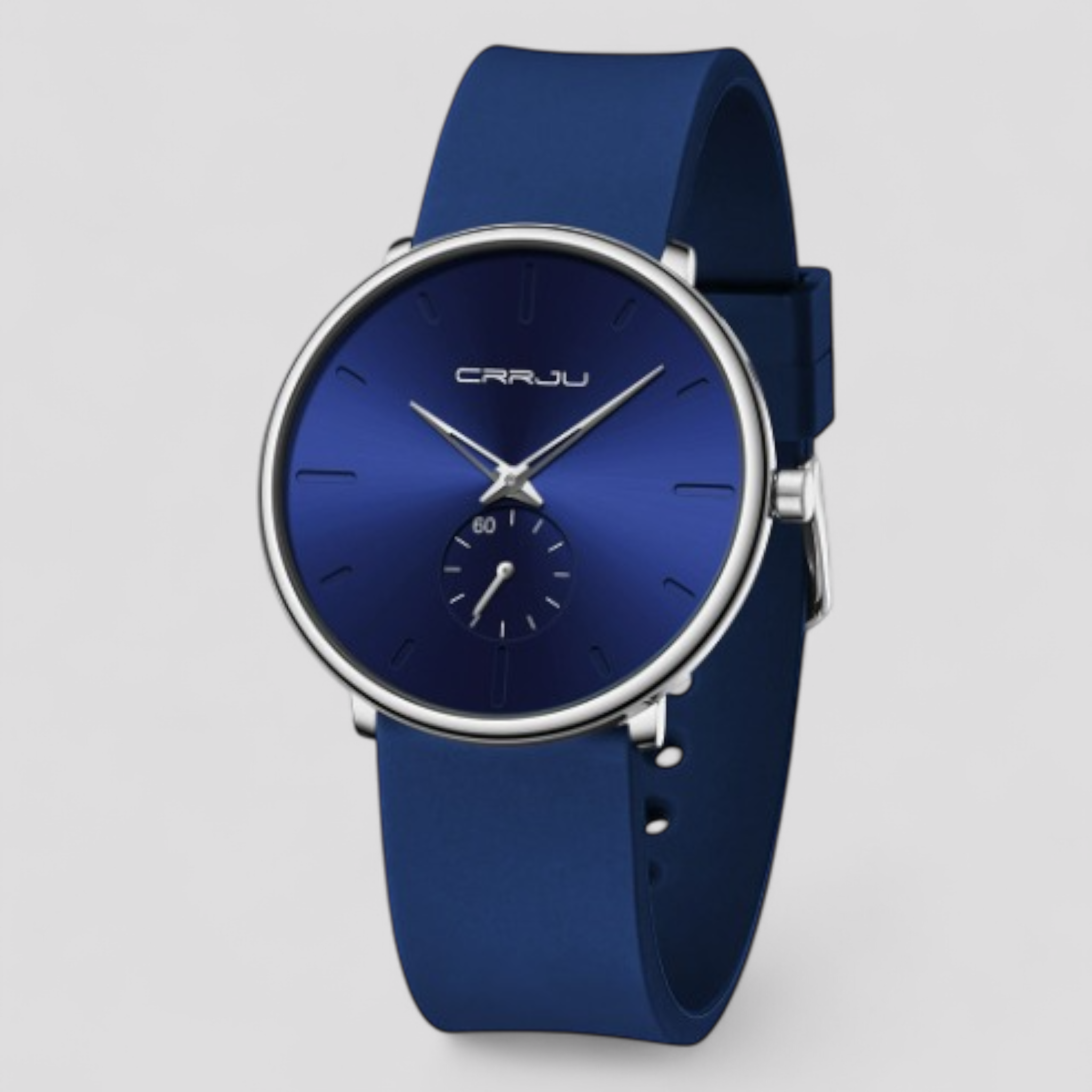 Orologio da Uomo Nero Blu - Orologio da Polso al Quarzo di Lusso Impermeabile