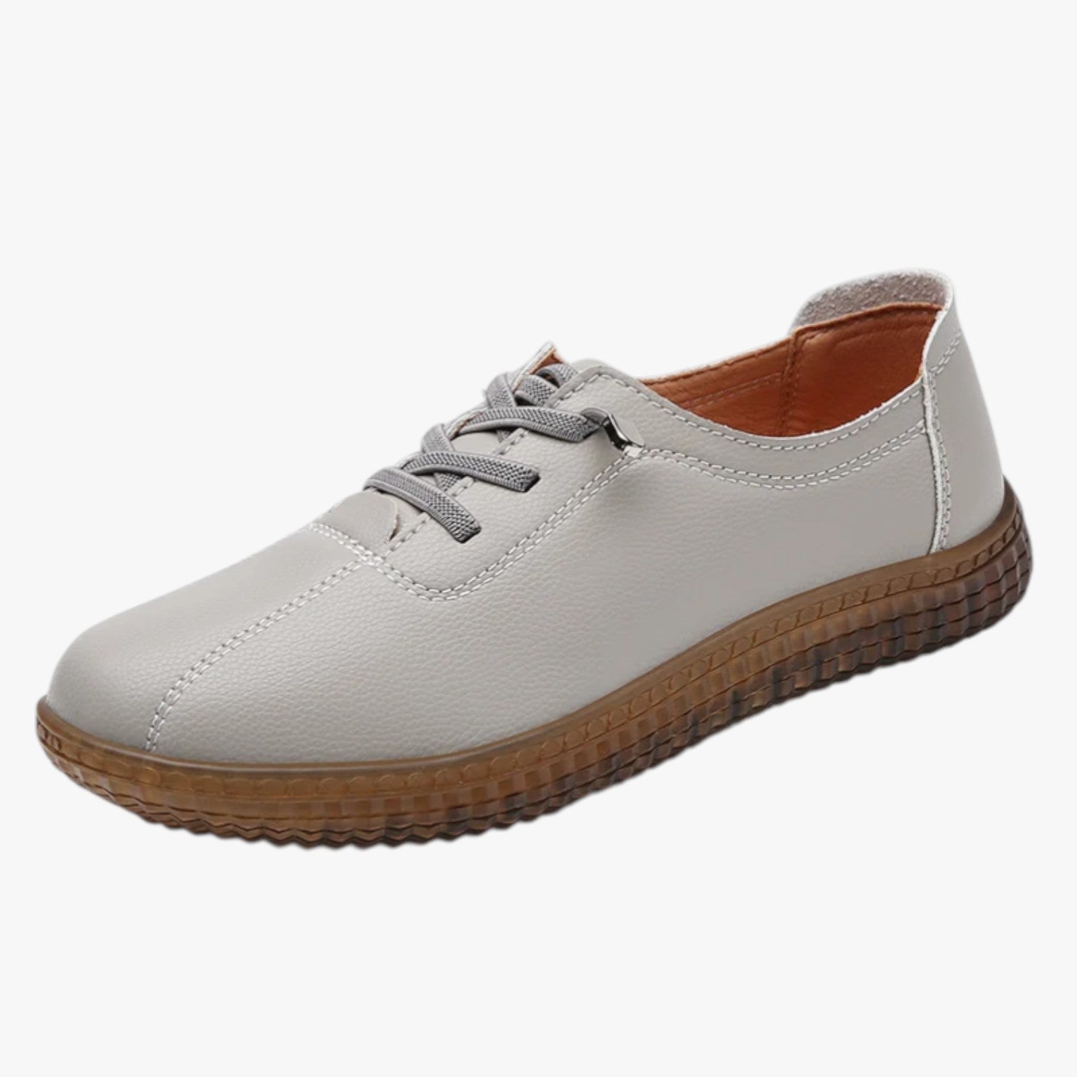 Sneaker Donna Bianche Ventilate Casual - Grigio - bianche casual donna scarpe casual scarpe da passeggio sneaker sneaker bianche sneaker comode sneaker donna sneaker estive sneaker leggere sneaker moda sneaker per lunghe passeggiate sneaker ventilate sneakers da donna ventilate - Concept Palermo