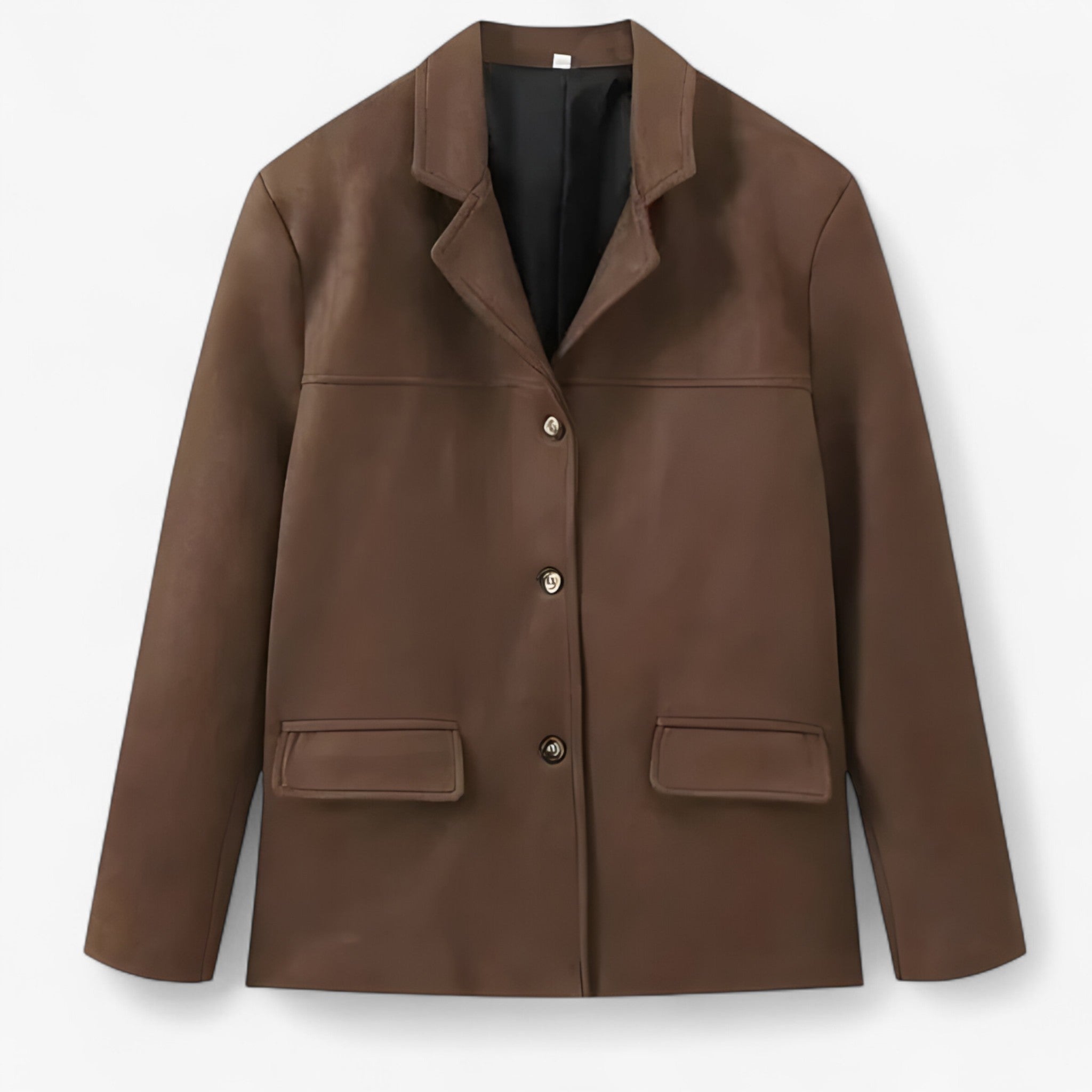 Giacca minimalista con taglio raffinato Pelle Donna - - coats coats for women donna giacca giacca minimalista minimalista pelle raffinato taglio women's coats & jackets - Concept Palermo