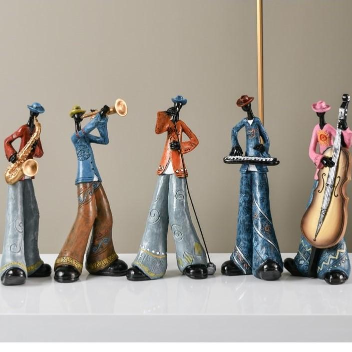 I musicisti di Handmade Music Sides hanno messo insieme la loro band - - band Decor figurines handmade hanno home & garden home decor insieme messo music musicisti - Concept Palermo