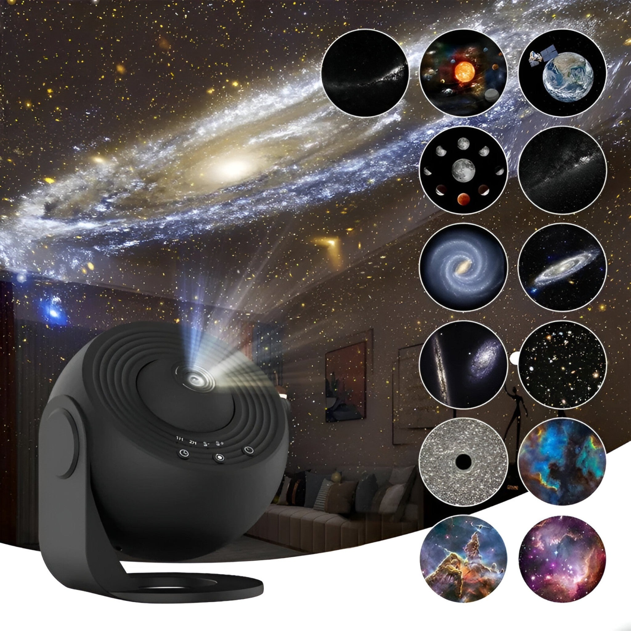 Proiettore di cielo stellato - Magico e rilassante Uomo - Nero - cielo gadgets magico proiettore proiettore cielo rilassante stellato uomo - Concept Palermo
