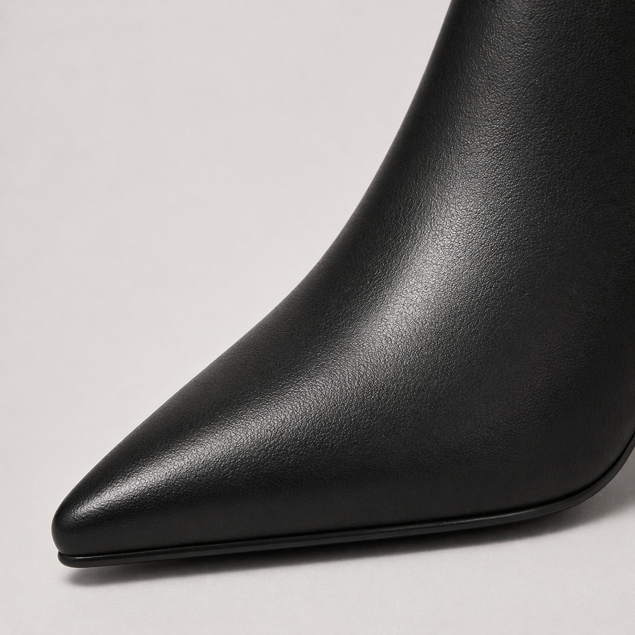 Stivaletti donna neri in PU con tacco a spillo alto e punta affusolata, eleganti per sera. - - BOOTS Boots & Shoes cinturino estivi fibbia pelle rete shoes shoes for women shoes woman Shoes women stivaletti stivaletti estivi woman shoes summer 2025 womens shoes - Concept Palermo