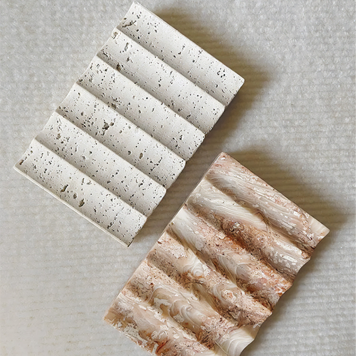 Vassoio in Pietra Fluted Sofisticato Trasforma la Tua Casa con Eleganza Naturale - - Bathroom casa Ceramics Decor eleganza fluted home & garden naturale pietra sofisticato trasforma - Concept Palermo