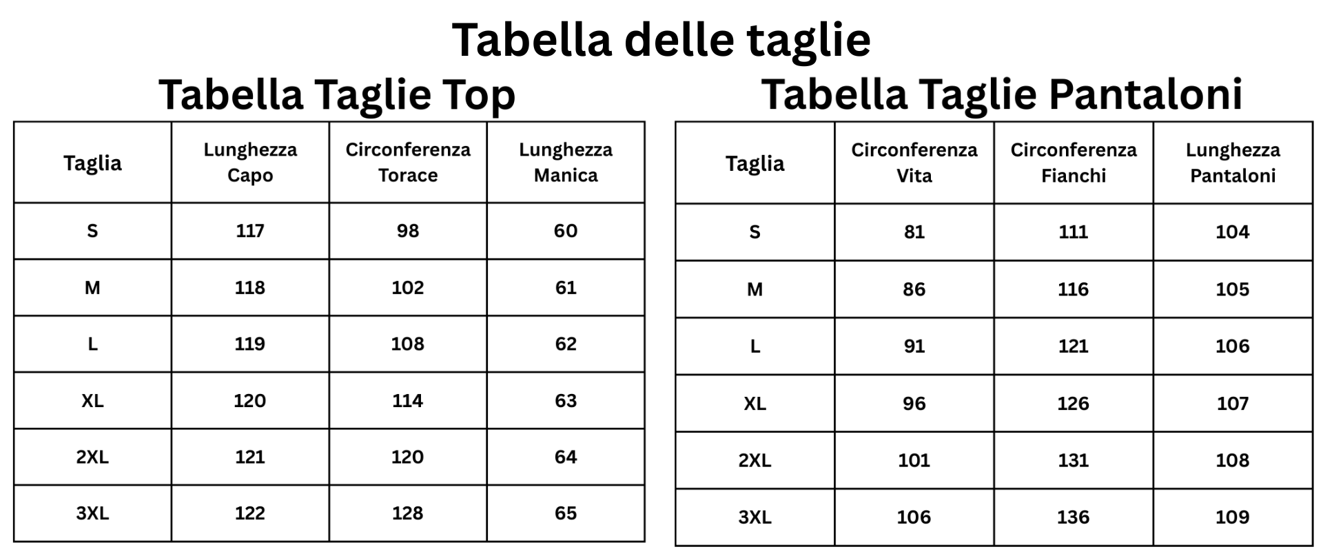 Size Guide