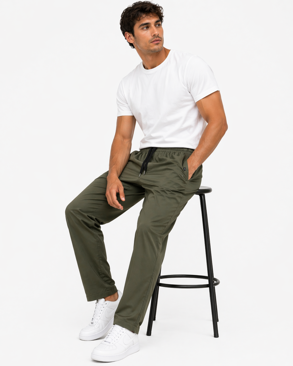 Tubo Flessibile Victor Uomo in Gomma Rinforzata Nero - Misura Standard - - flessibile pants pants for men tubo tubo flessibile uomo victor - Concept Palermo