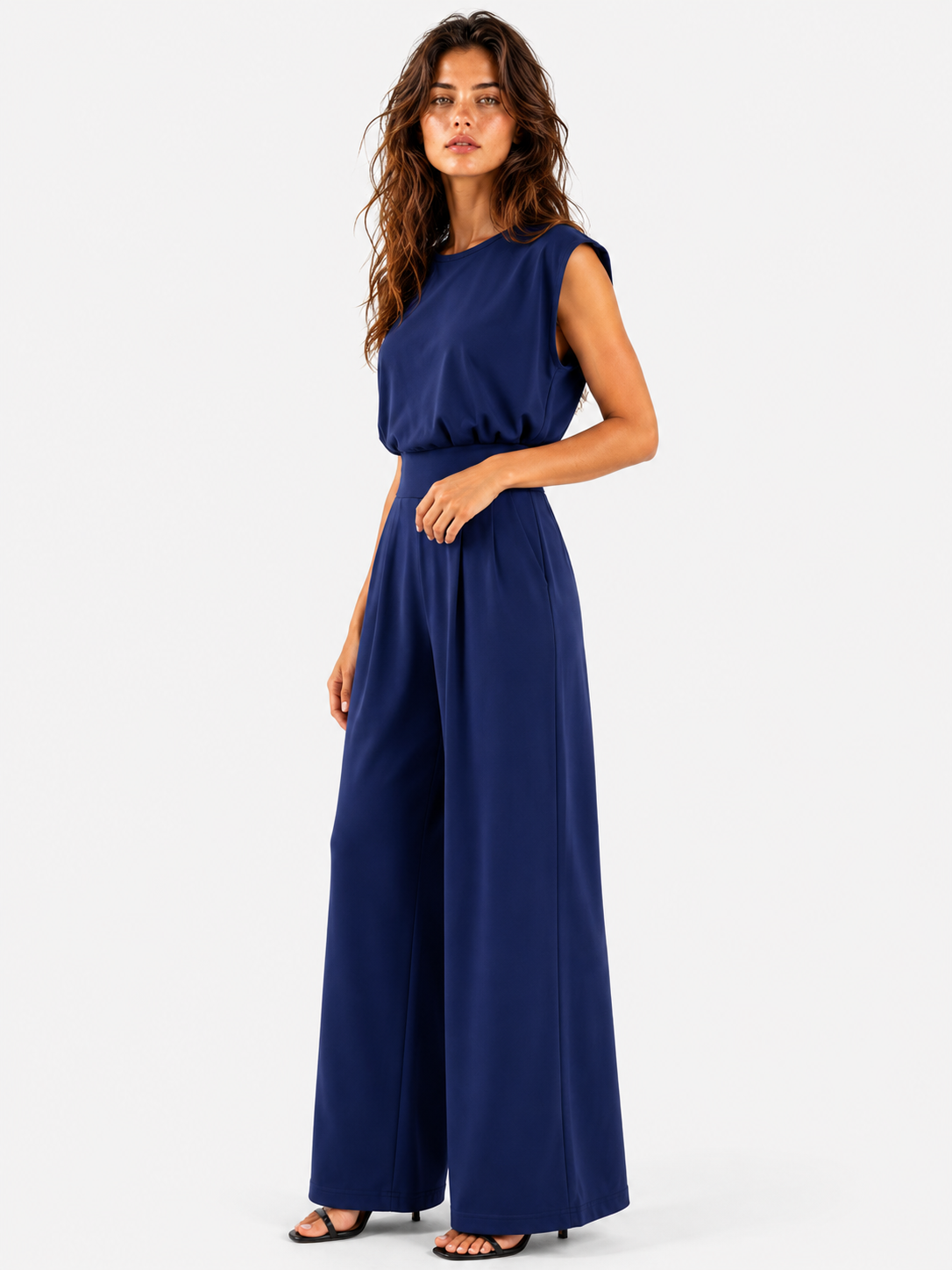 Tuta Donna Elegante a Gamba Larga in Poliestere – Stile Moderno e Raffinato - - abbigliamento per eventi abbigliamento sensuale completa donna moda donna one-pieces stile moderno tuta tuta casual tuta donna tuta elegante tuta femminile tuta in poliestere tuta versatile versatile vestibilità comoda - Concept Palermo
